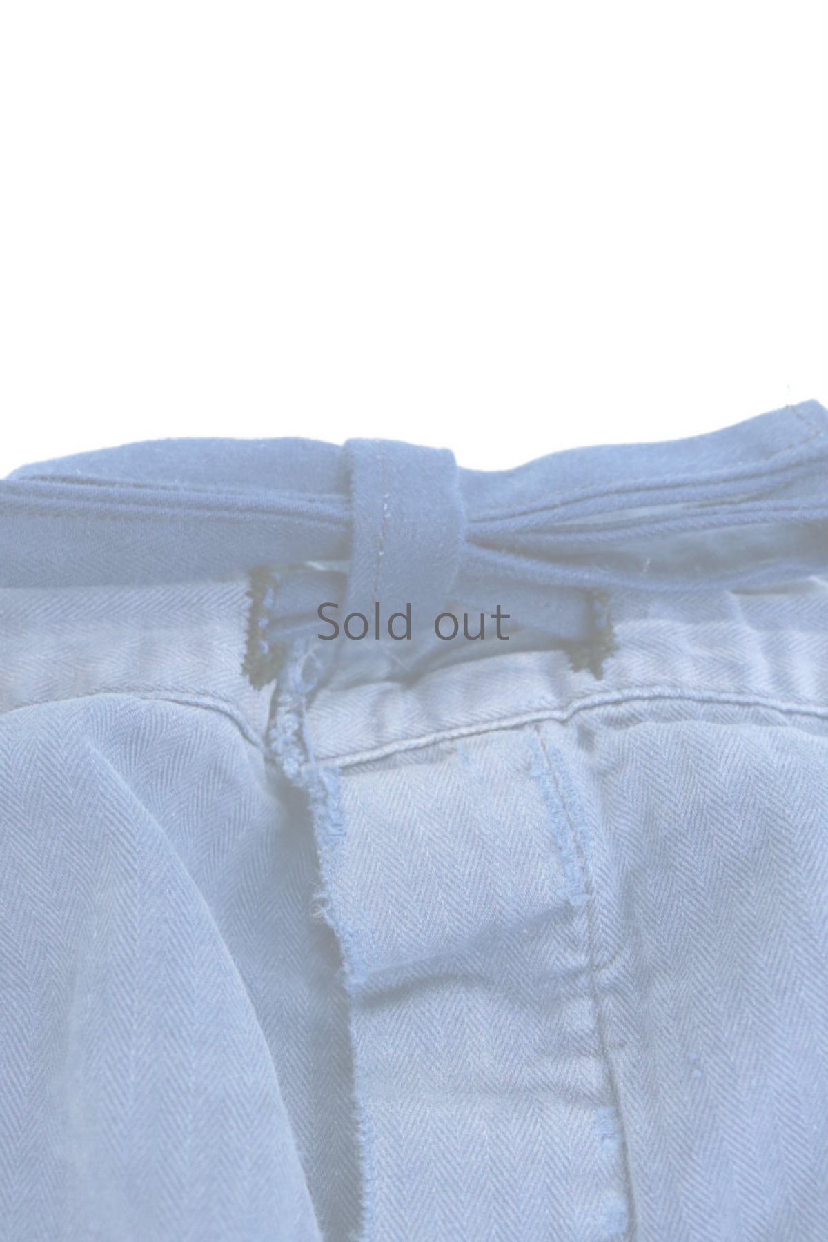 画像7: 【MITSUGU SASAKI】ビンテージ×リメイク　パッチワーク　ワークパンツ(ウエストひも） (7)