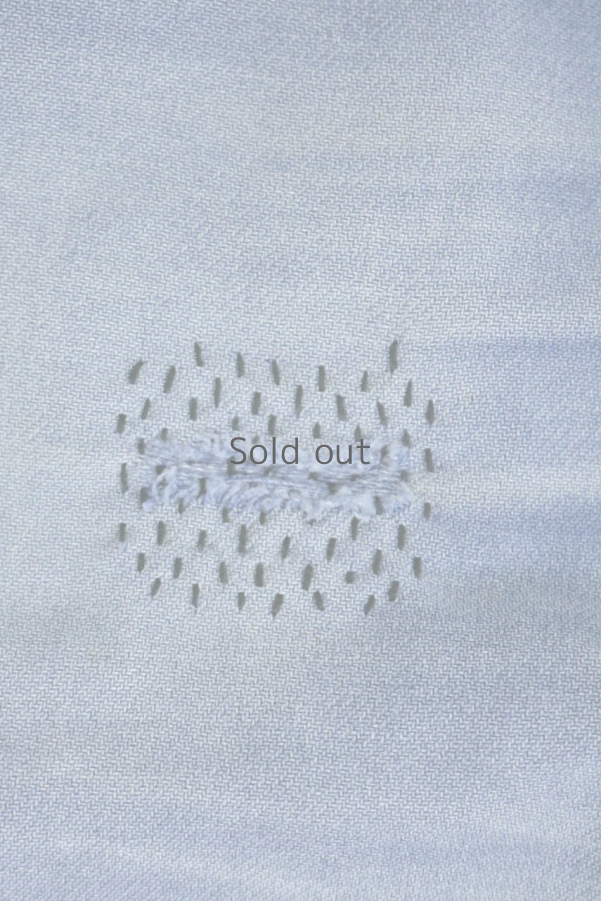 画像7: 【フランス】1960年代頃のブルーコットンワークパンツ (7)