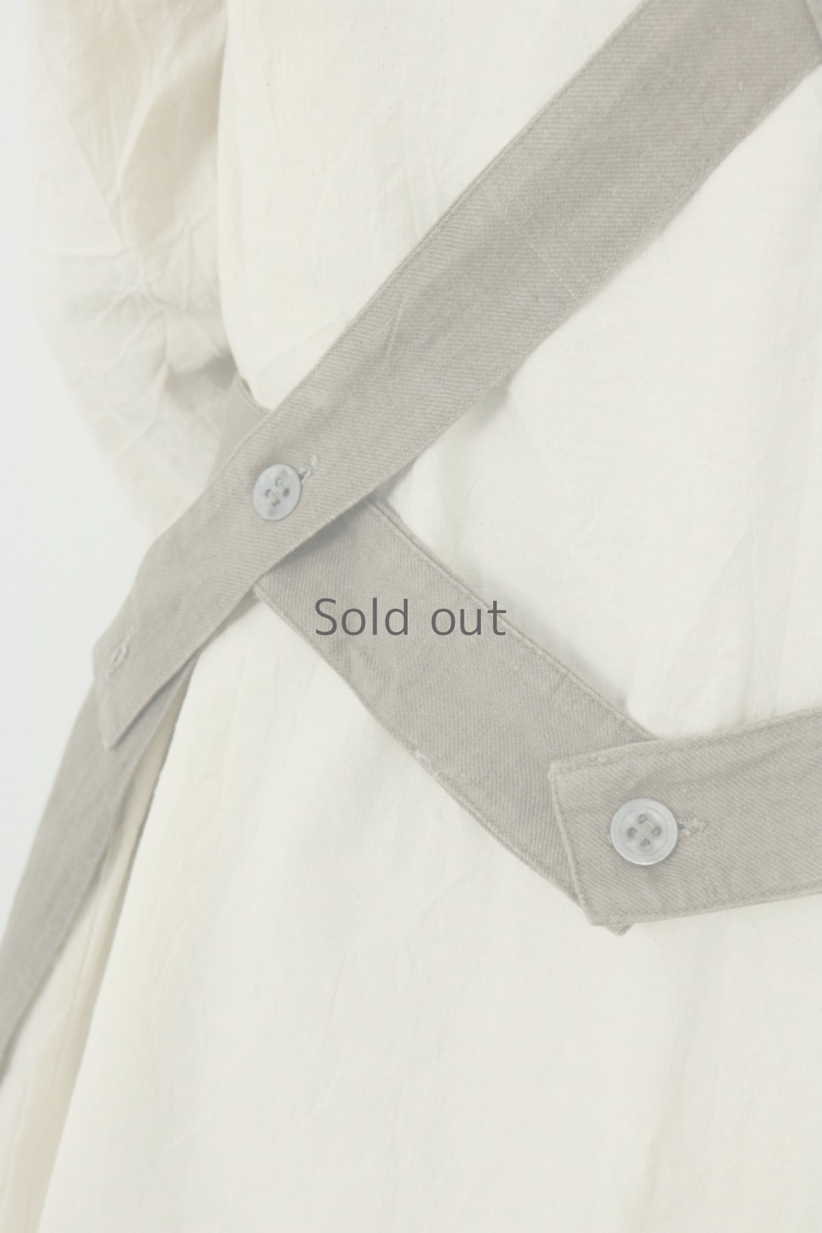 画像9: 【スウェーデン】ビンテージ  ミリタリーワークエプロン (9)