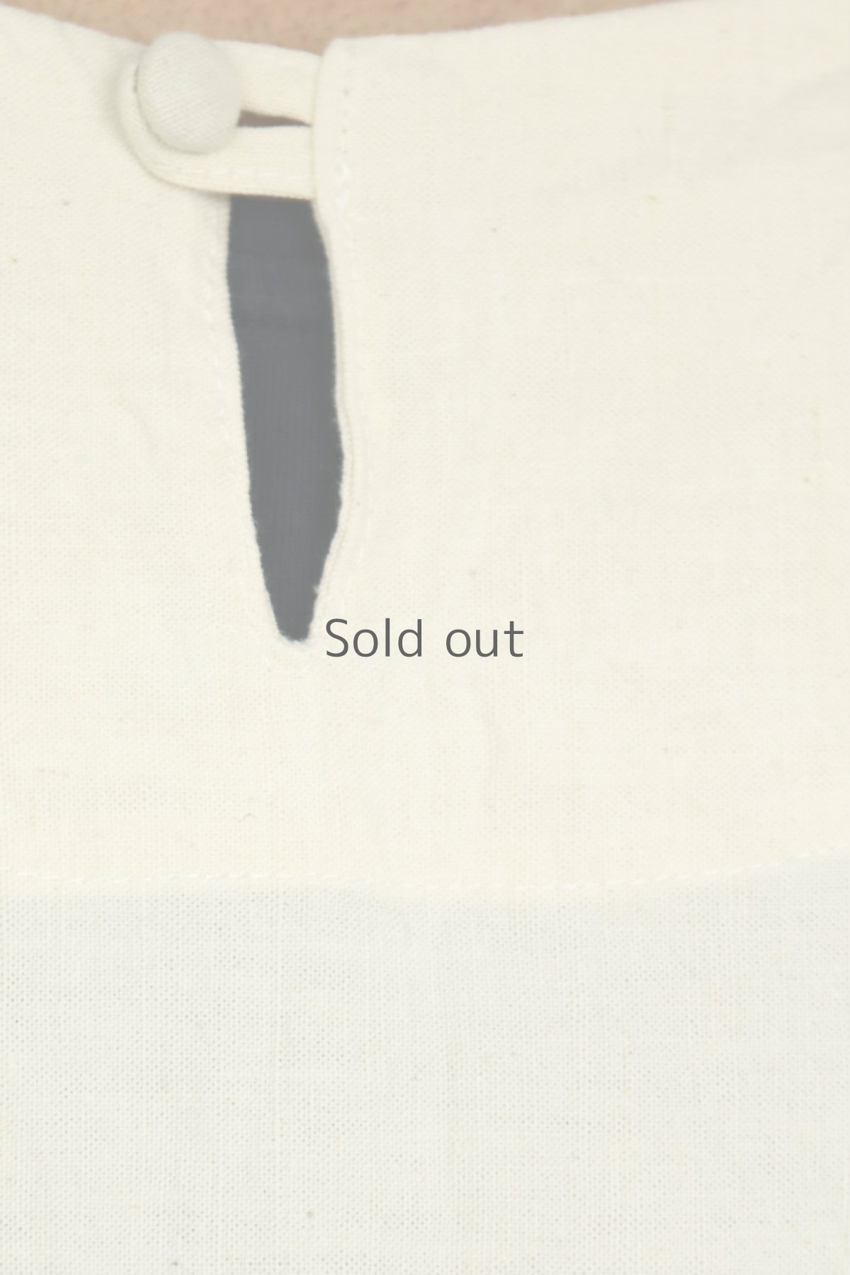 画像9: 【ササキチホ】アンティークリネン　Aラインワンピース（生成り/七分袖） (9)