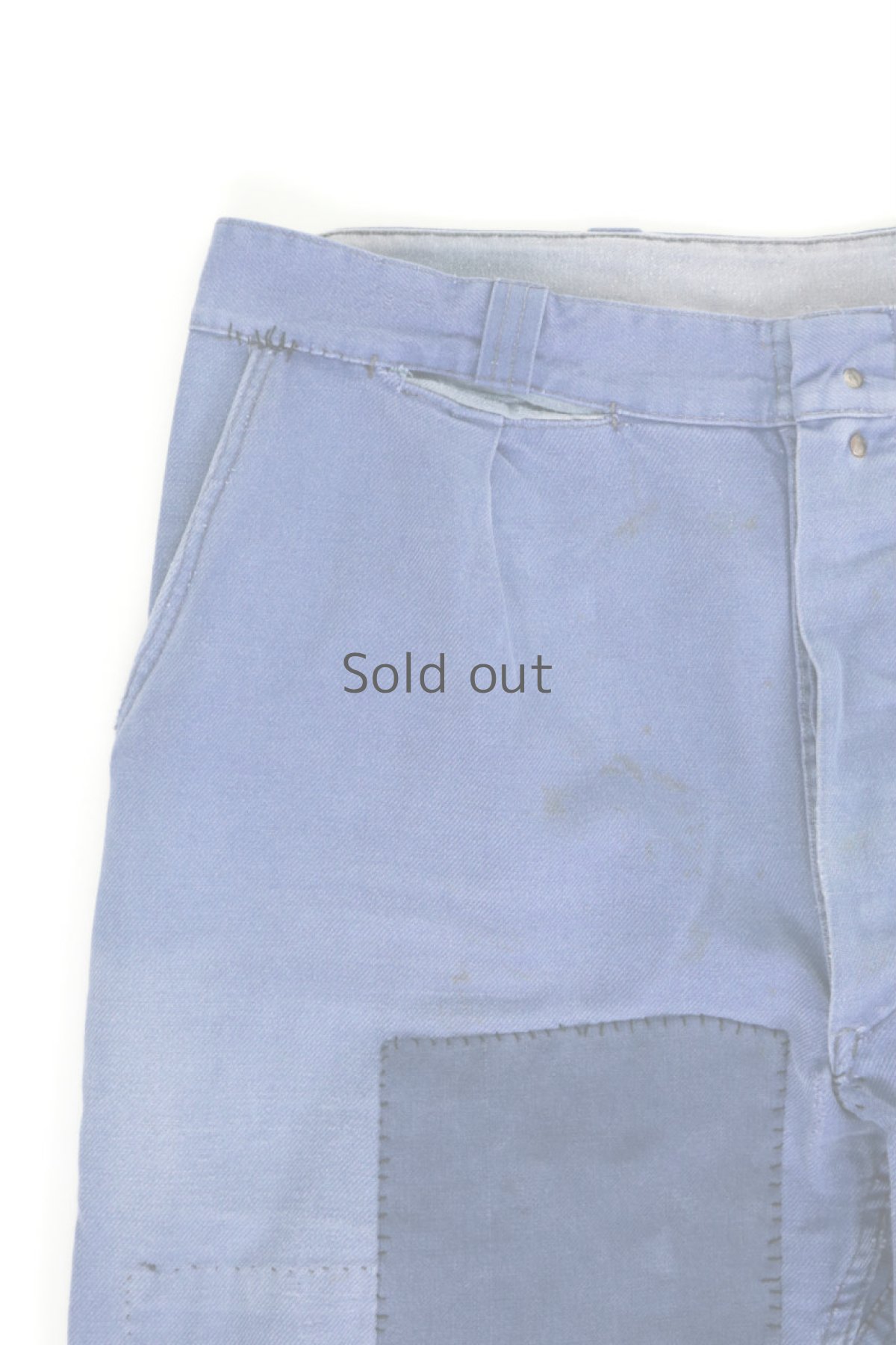 画像5: 【MITSUGU SASAKI】ビンテージ×リメイク　パッチワーク　ワークパンツ(perroquet） (5)