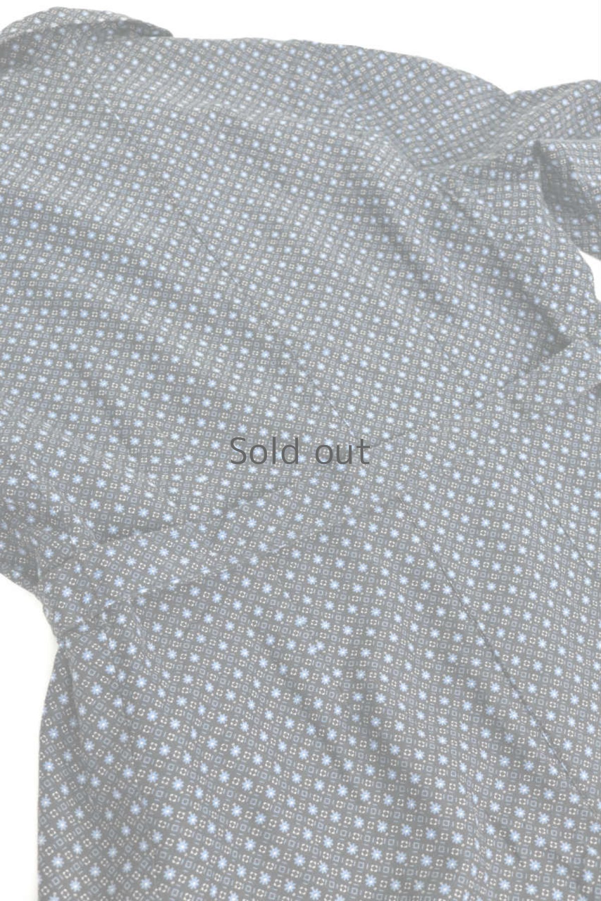 画像11: 【フランス】1950年代頃のブラックワークコート（青の小花柄） (11)