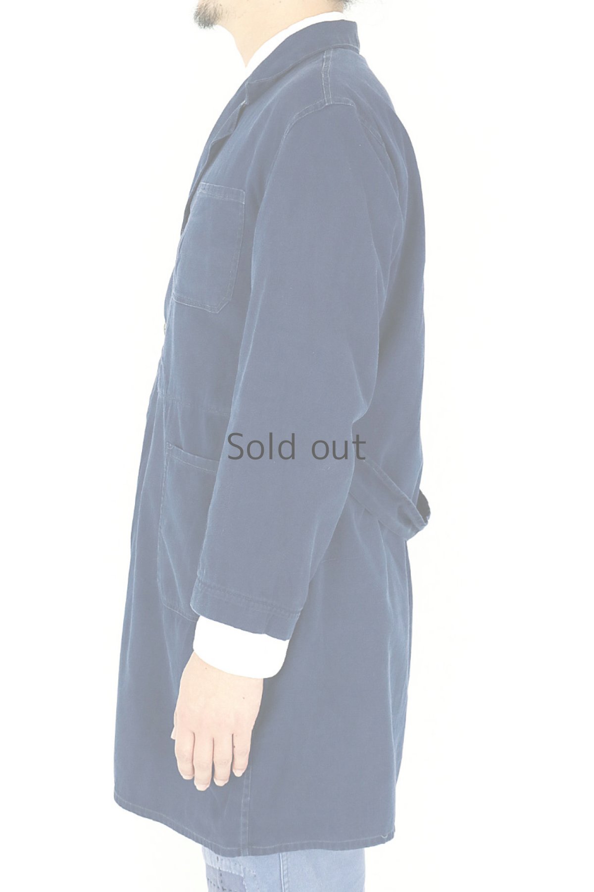 画像3: 【ベトナム】1960年代頃のブルーワークコート (3)