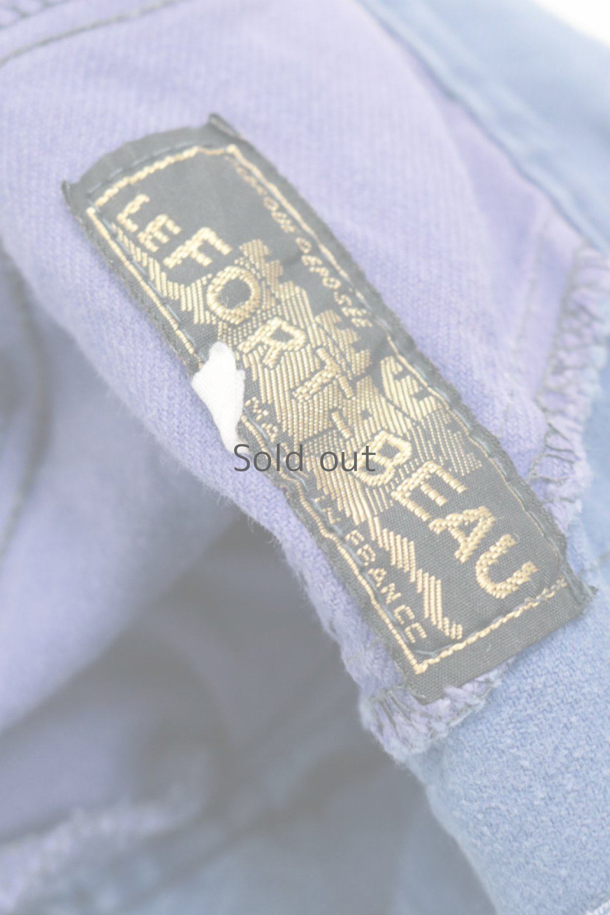 画像12: 【フランス】1960年代　パッチワークリペアされたショーロパンツ(LE FORT-BEAU) (12)