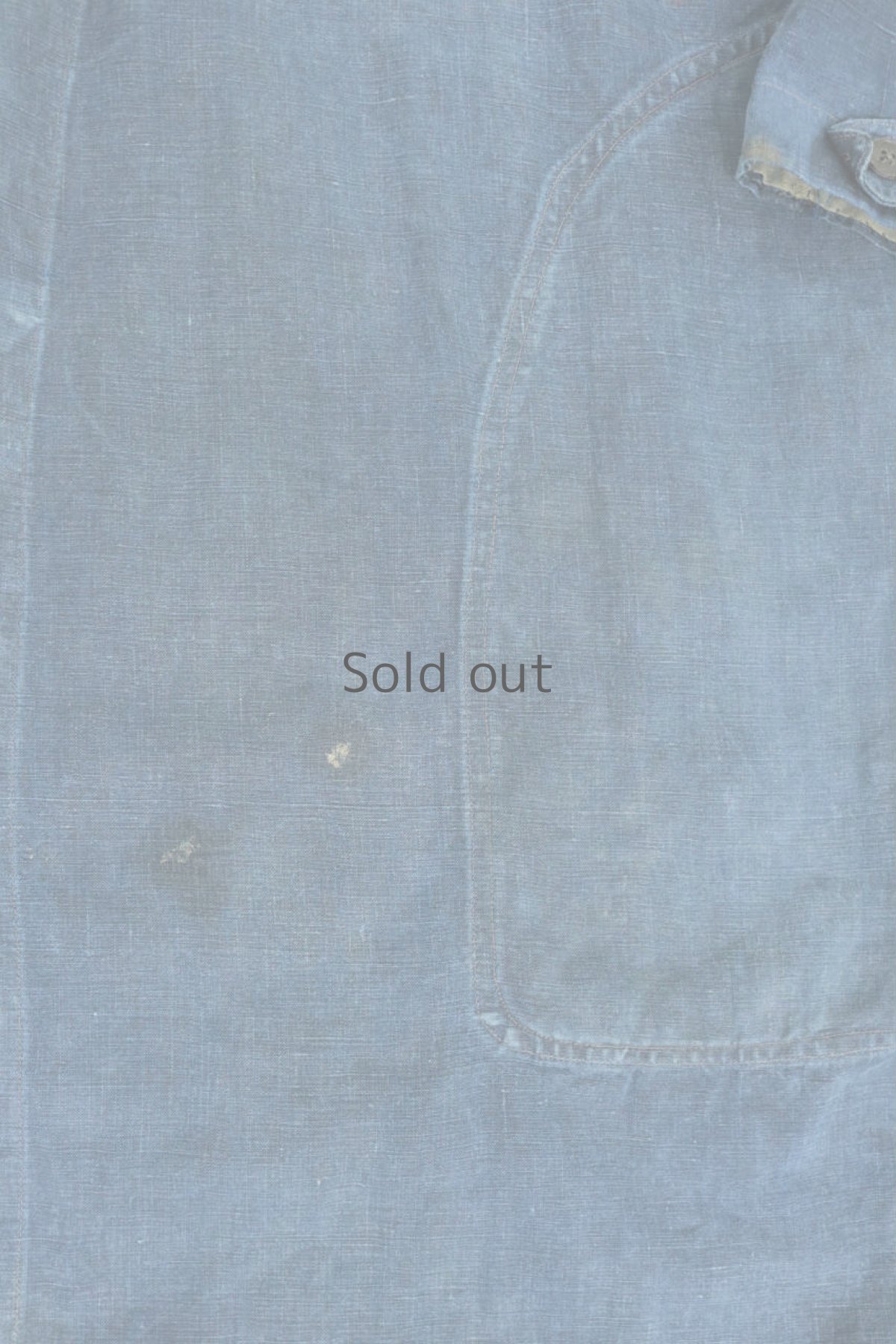 画像11: 【フランス】20世紀初頭　インディゴリネン ワークコート（AUX AILES） (11)