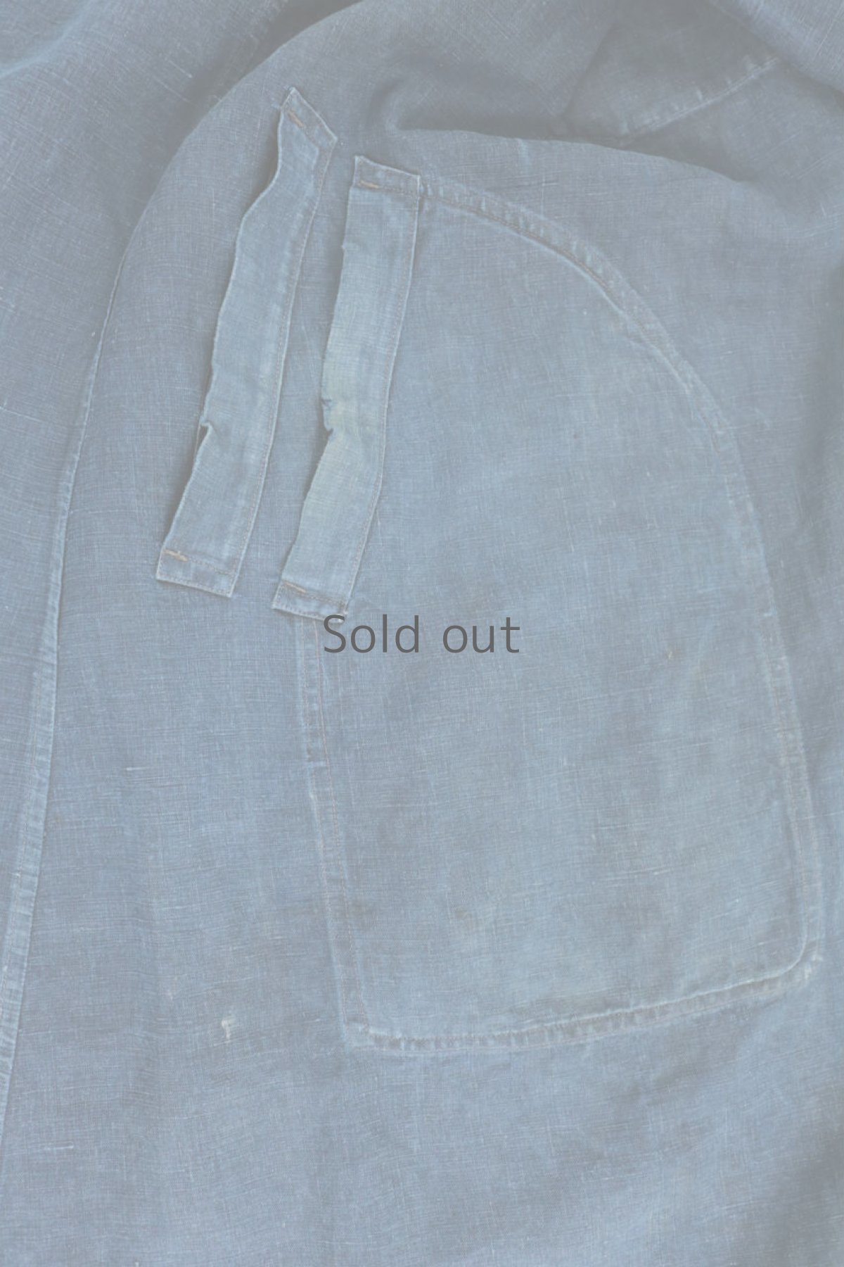 画像16: 【フランス】20世紀初頭　インディゴリネン ワークコート（AUX AILES） (16)