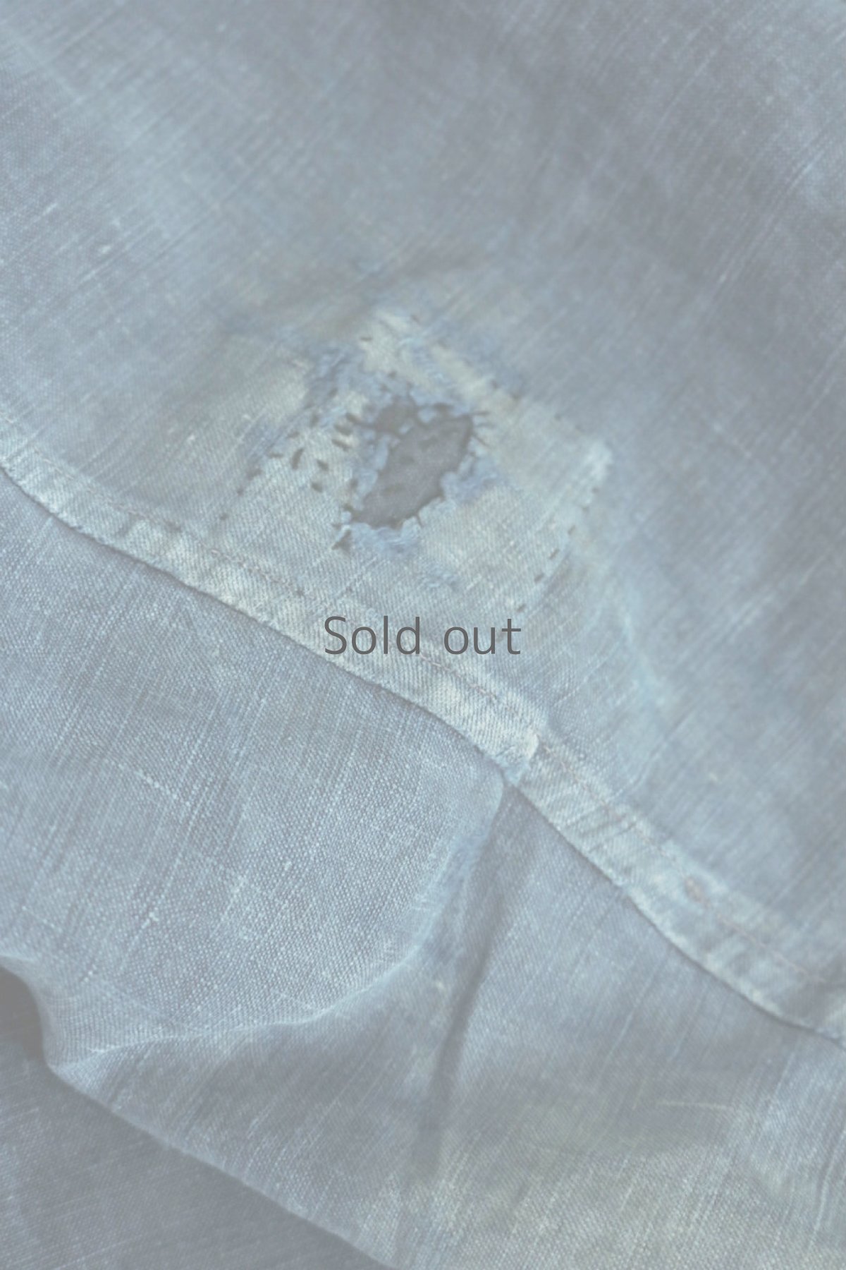 画像10: 【フランス】20世紀初頭　インディゴリネン ワークコート（AUX AILES） (10)