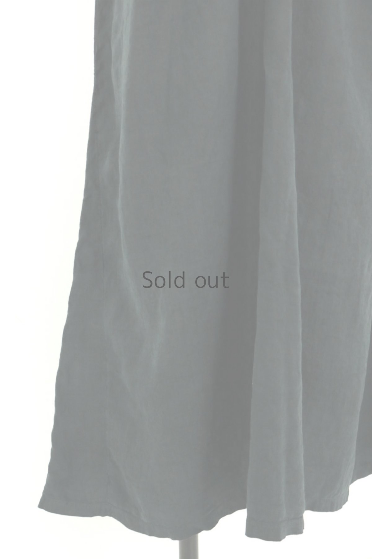 画像11: 【ドイツ】アンティークリネン×染　ノースリーブ　装飾レース　ロングワンピース（黒） (11)