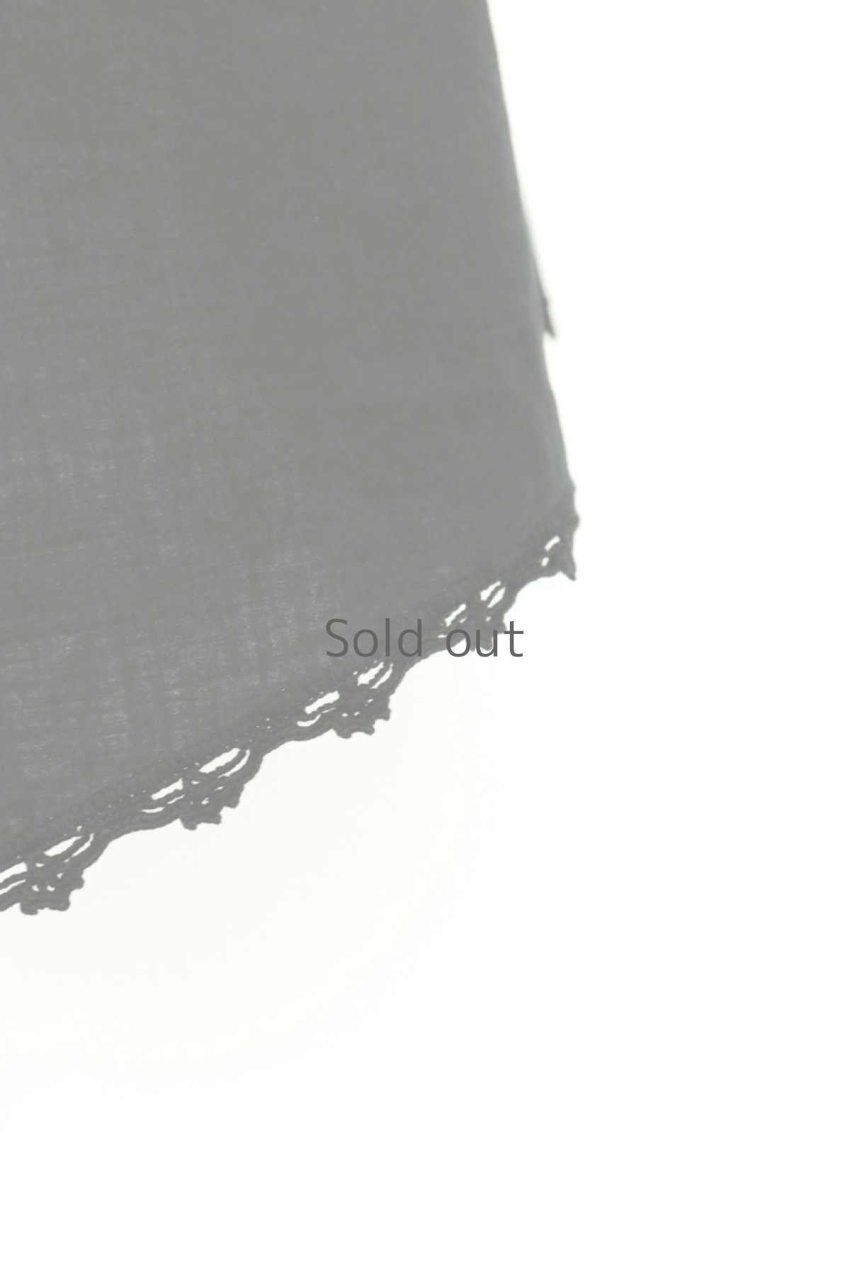 画像7: 【フランス】アンティークコットン×染め 　エプロン（黒色） (7)