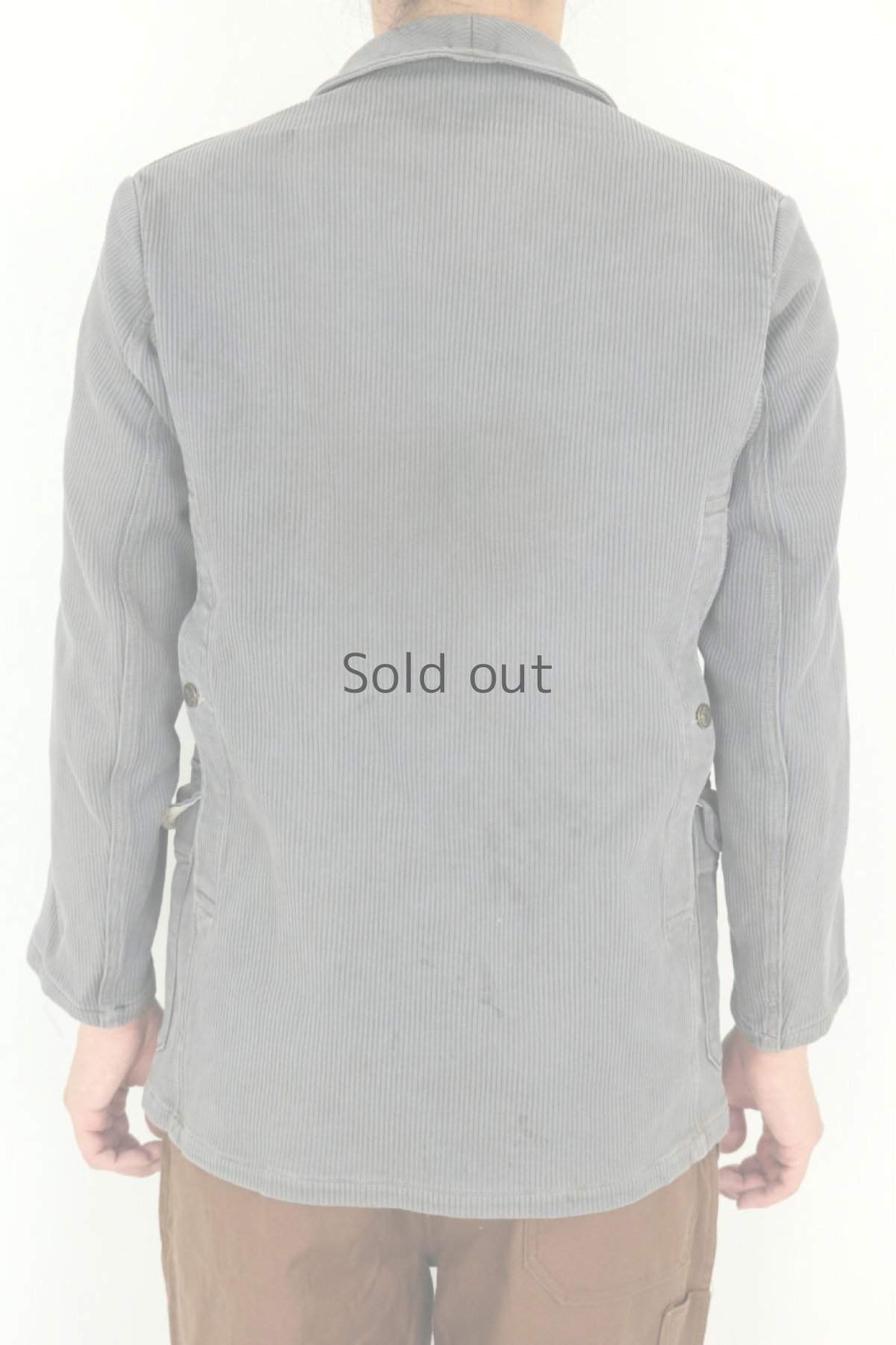 画像4: 【フランス】1950年代頃のコットンピケ　動物ボタンハンティングジャケット（Adolphe Lafont） (4)