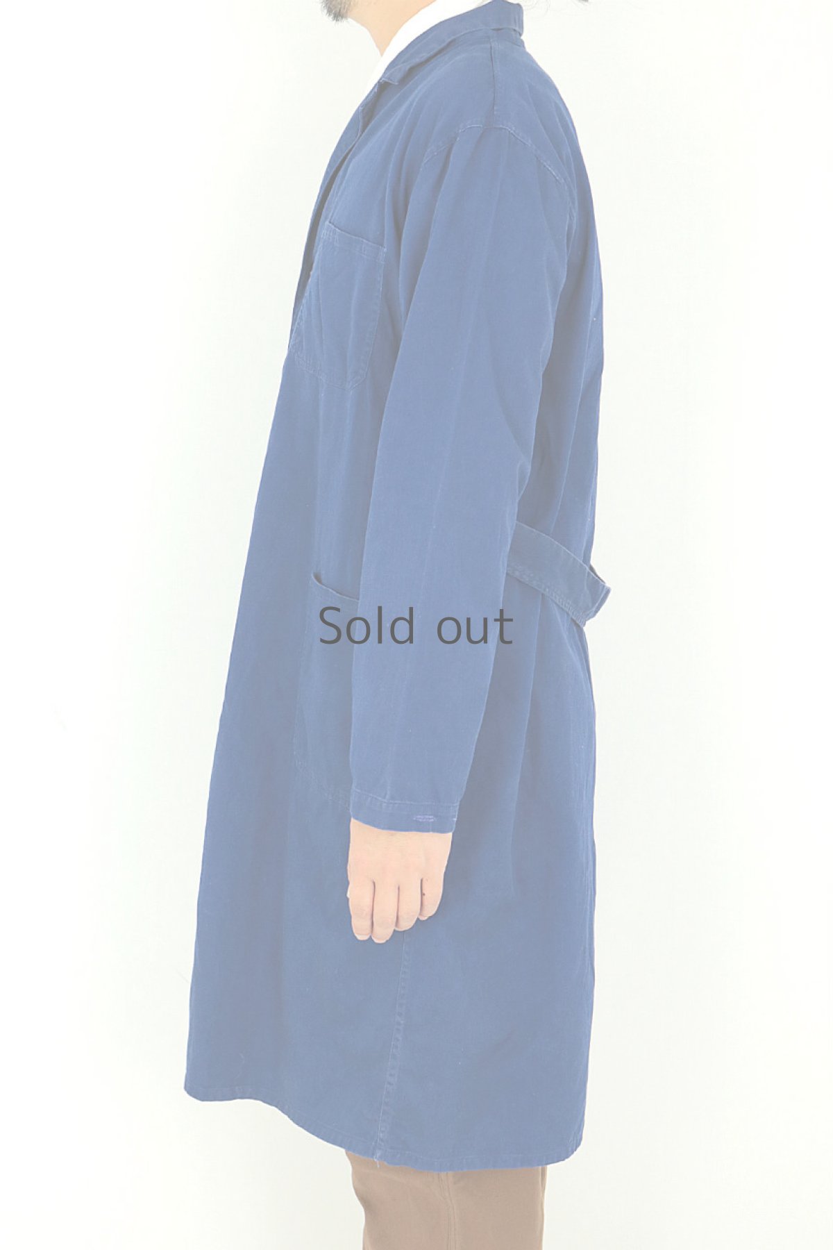 画像3: 【ベトナム】1960年代頃のブルーワークコート (3)