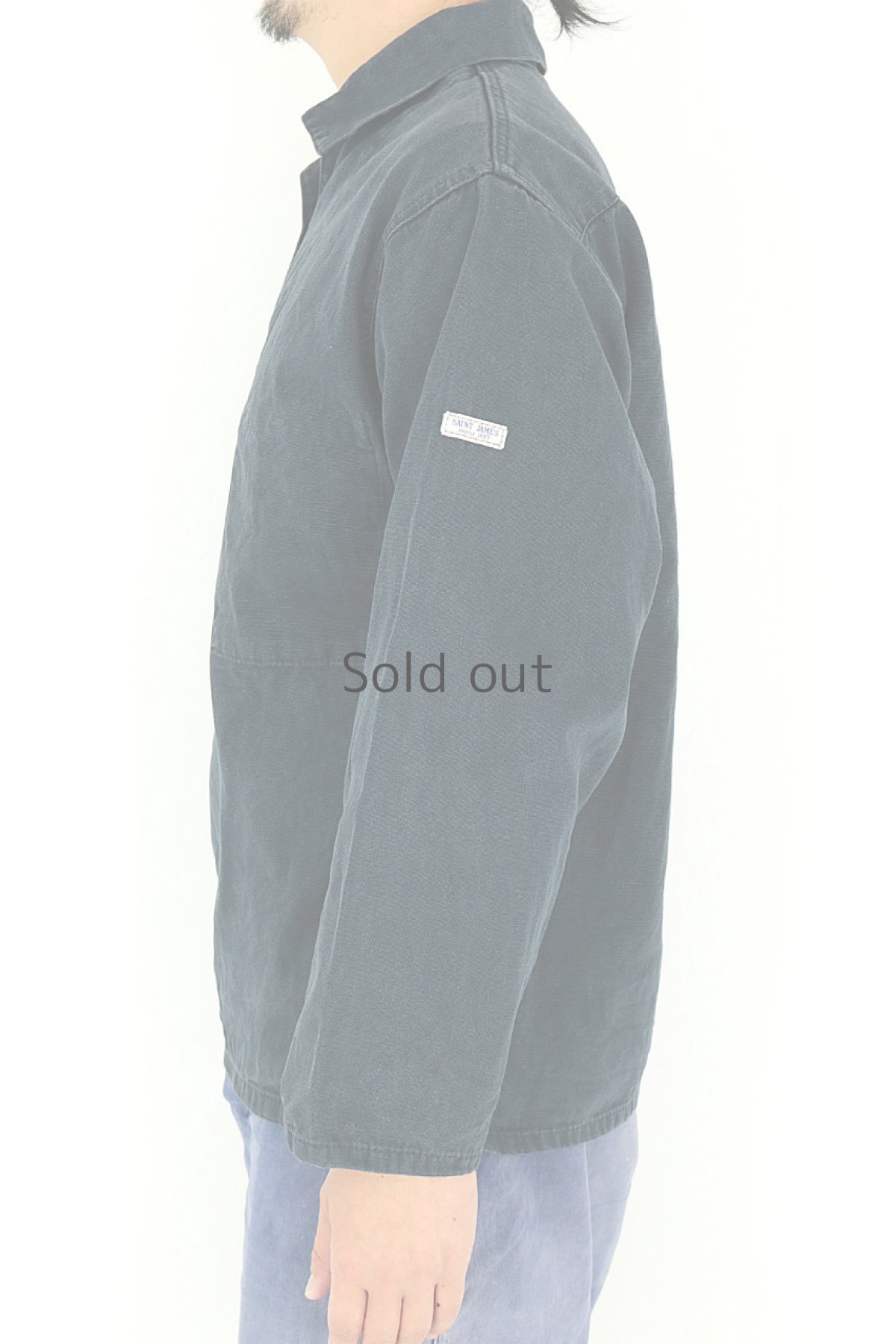 画像3: 【フランス】ビンテージ　セーラーワークシャツ（SAINT JAMES） (3)