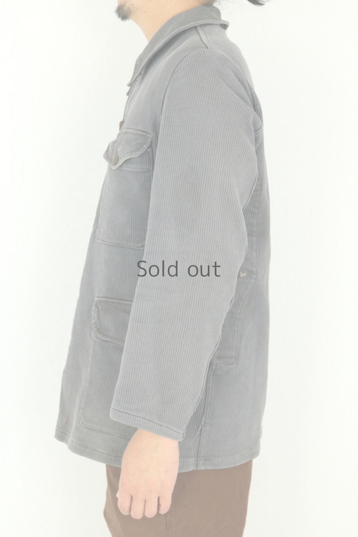 画像3: 【フランス】1950年代頃のコットンピケ　動物ボタンハンティングジャケット（Adolphe Lafont） (3)