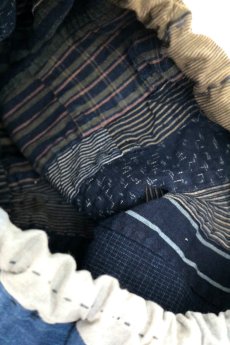 画像10: 【日本】明治・大正時代の米袋巾着（中くらい/紅白ひも） (10)