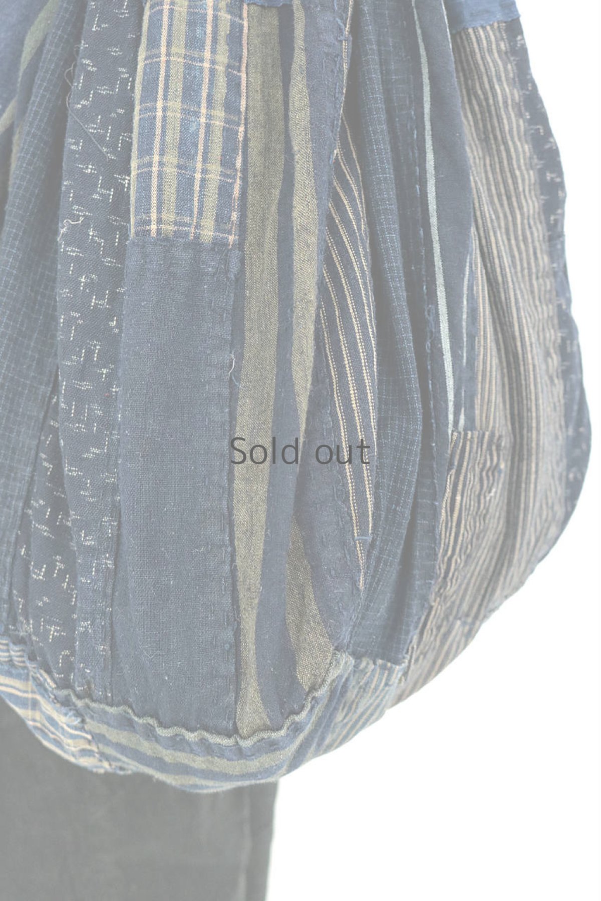 画像4: 【日本】明治・大正時代の米袋巾着（中くらい/紅白ひも） (4)