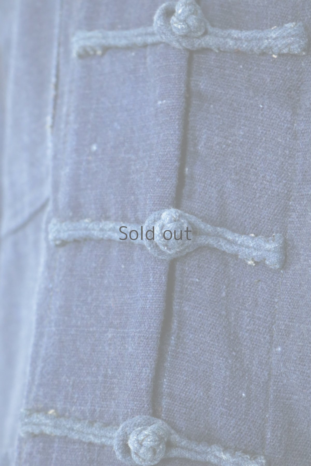 画像7: 【中国】ビンテージ　インディゴコットン　チャイナシャツ（ミャオ族） (7)