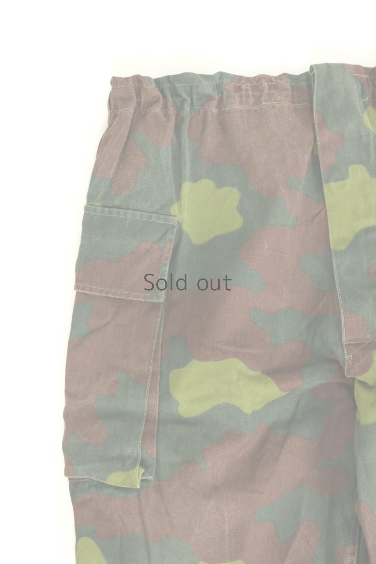 画像6: 【MITSUGU SASAKI】ビンテージ×リメイク　迷彩ミリタリーワイドパンツ（イタリア軍） (6)