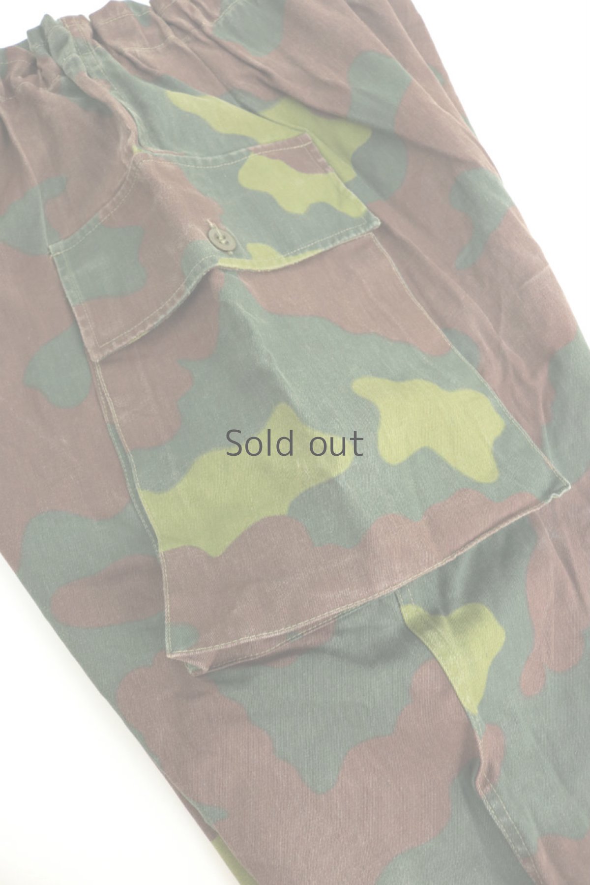 画像9: 【MITSUGU SASAKI】ビンテージ×リメイク　迷彩ミリタリーワイドパンツ（イタリア軍） (9)