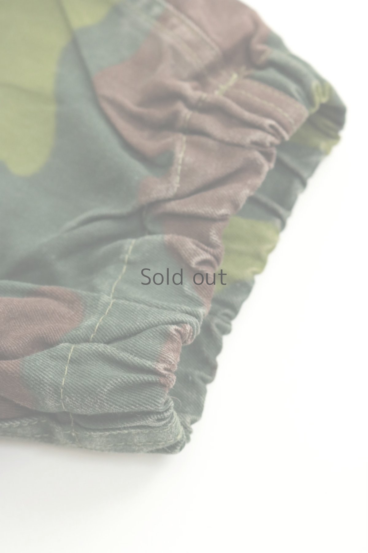 画像8: 【MITSUGU SASAKI】ビンテージ×リメイク　迷彩ミリタリーワイドパンツ（イタリア軍） (8)