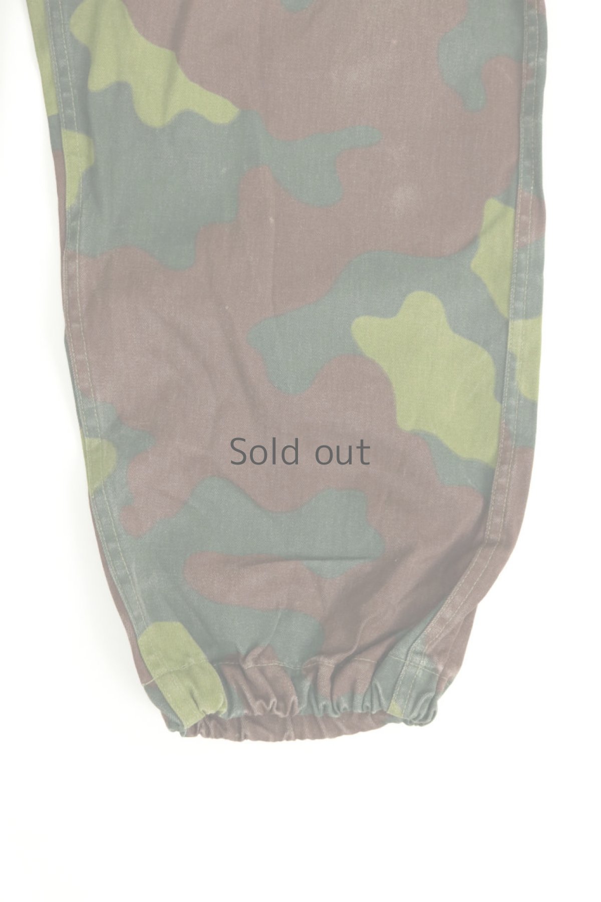 画像7: 【MITSUGU SASAKI】ビンテージ×リメイク　迷彩ミリタリーワイドパンツ（イタリア軍） (7)