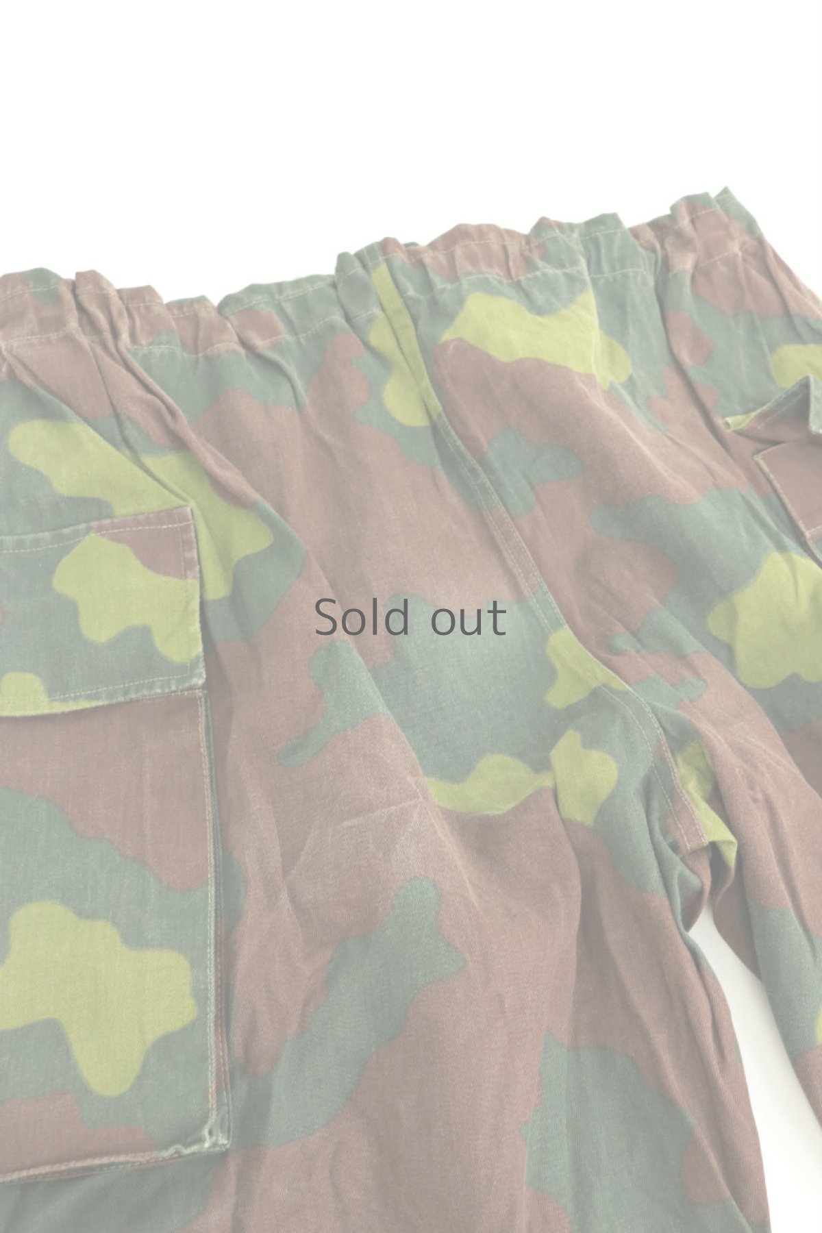 画像10: 【MITSUGU SASAKI】ビンテージ×リメイク　迷彩ミリタリーワイドパンツ（イタリア軍） (10)