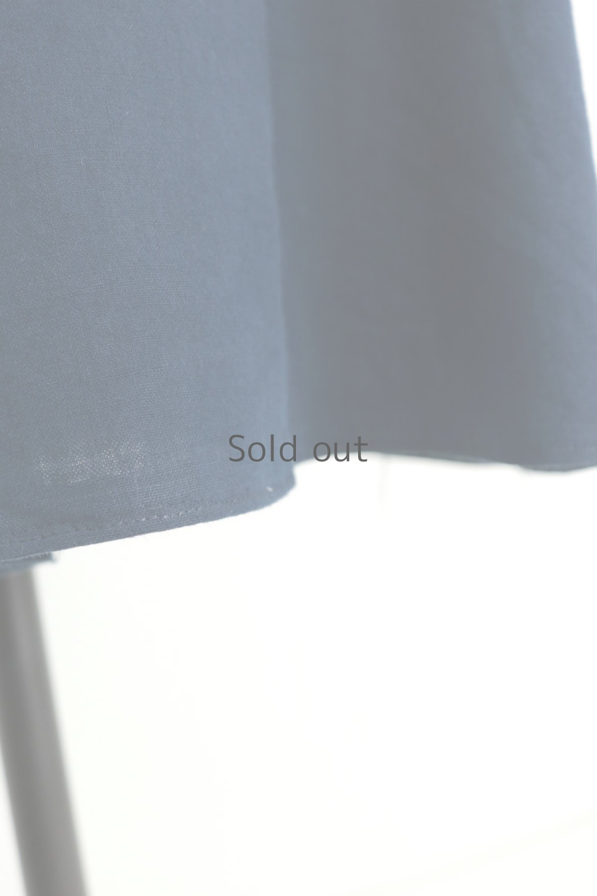 画像8: 【ドイツ】アンティークコットン×染　Uネック　ワンピース（紺） (8)