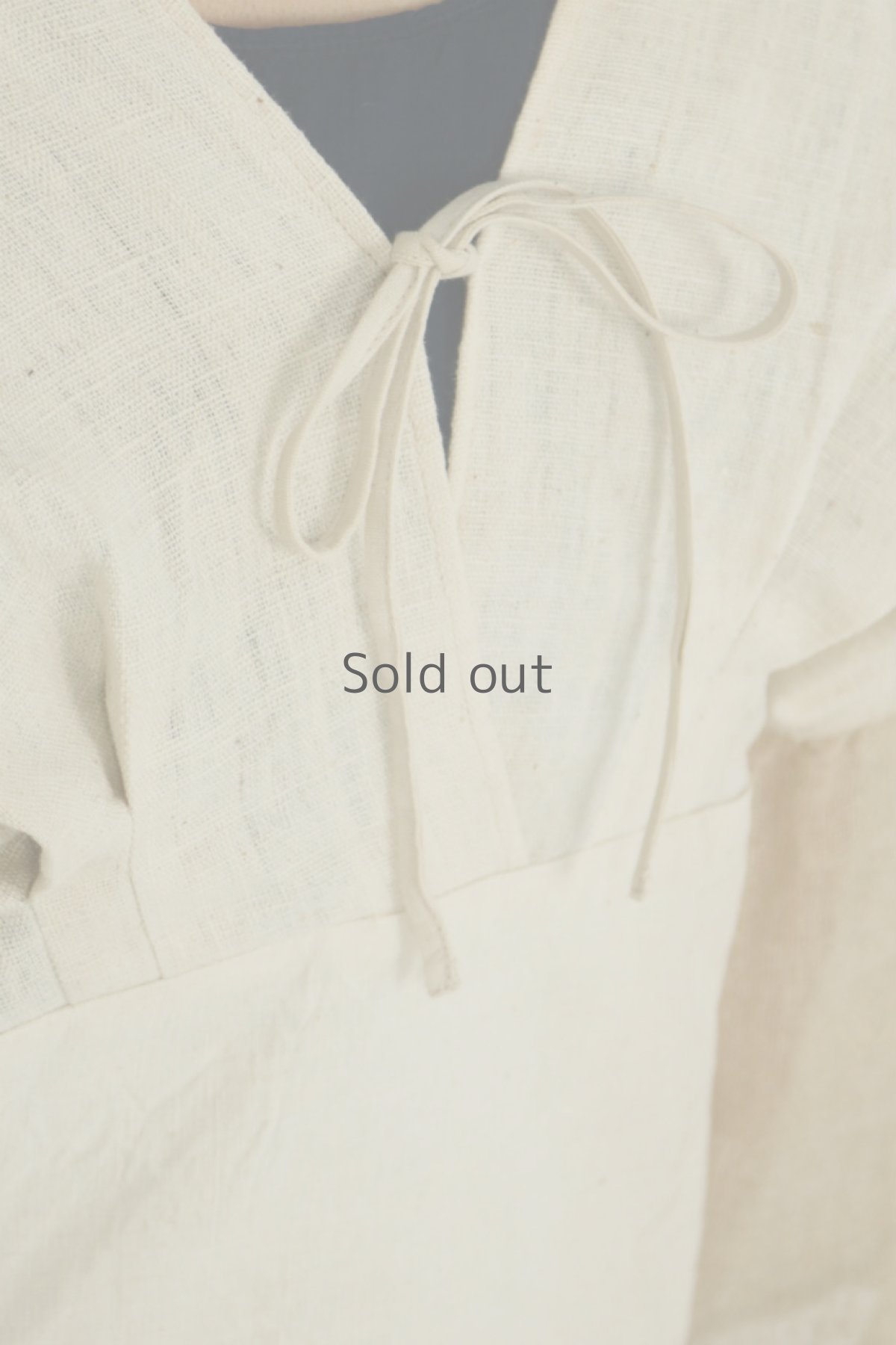 画像9: 【ササキチホ】古布　タックカシュクールブラウス（カヤ袖） (9)