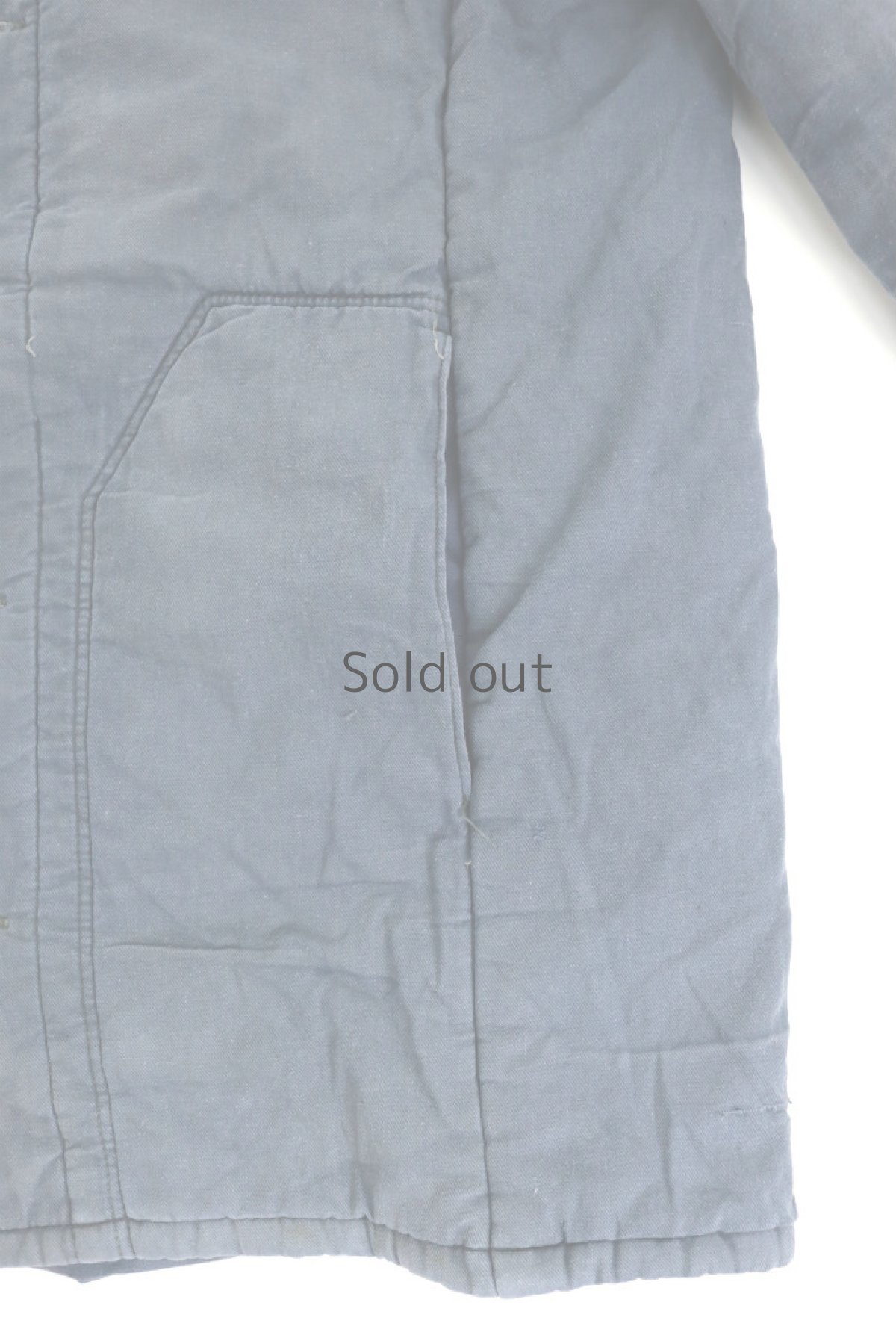 画像9: 【ドイツ】1960年代　冬用　中綿コットンフードジャケット（グレー） (9)