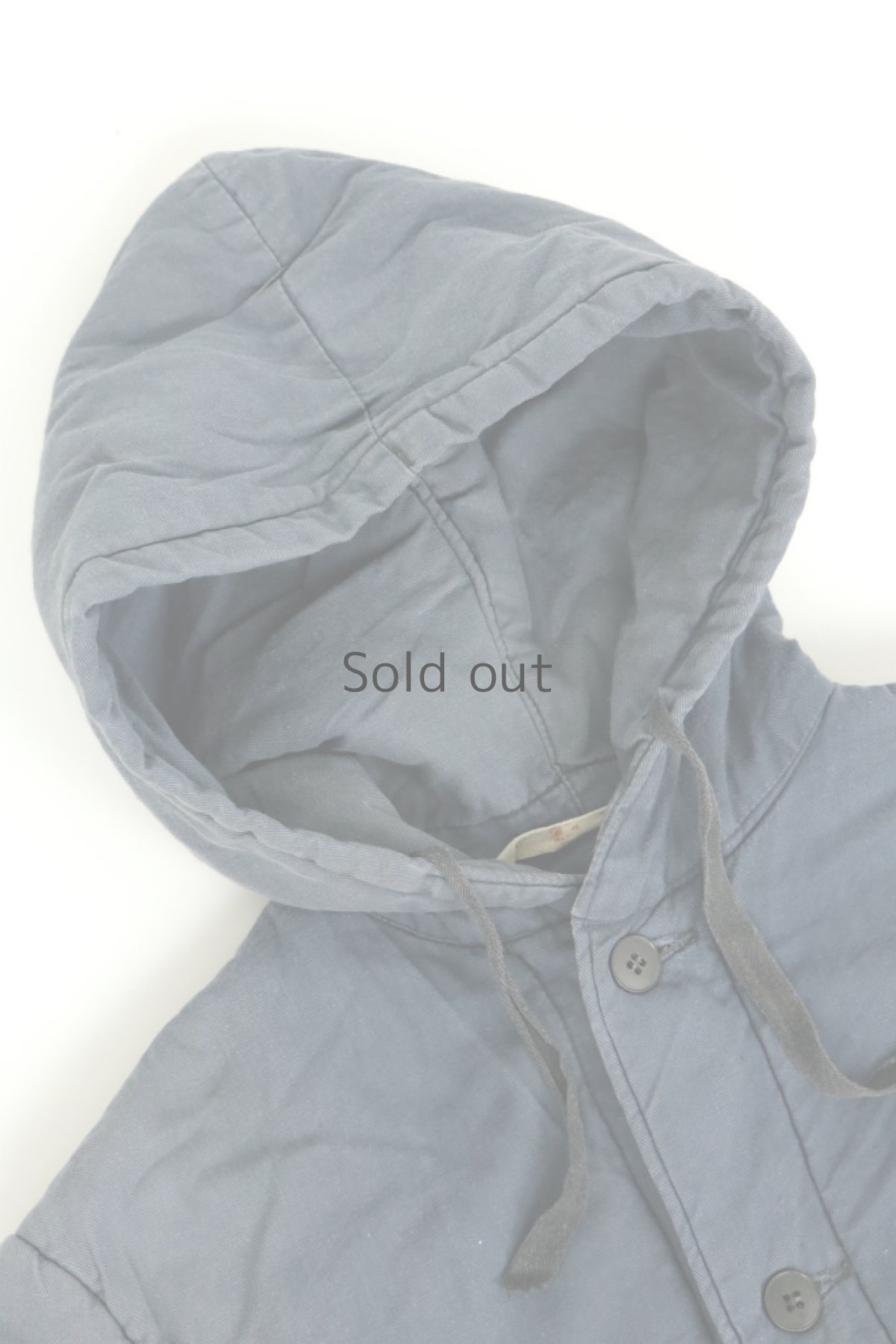 画像5: 【ドイツ】1960年代　冬用　中綿コットンフードジャケット（グレー） (5)