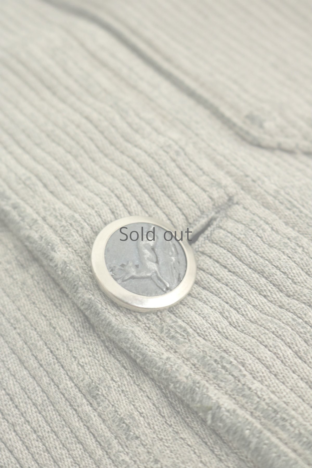 画像7: 【フランス】1950年代頃のコットンピケ　動物ボタンハンティングジャケット（FLERIEN) (7)