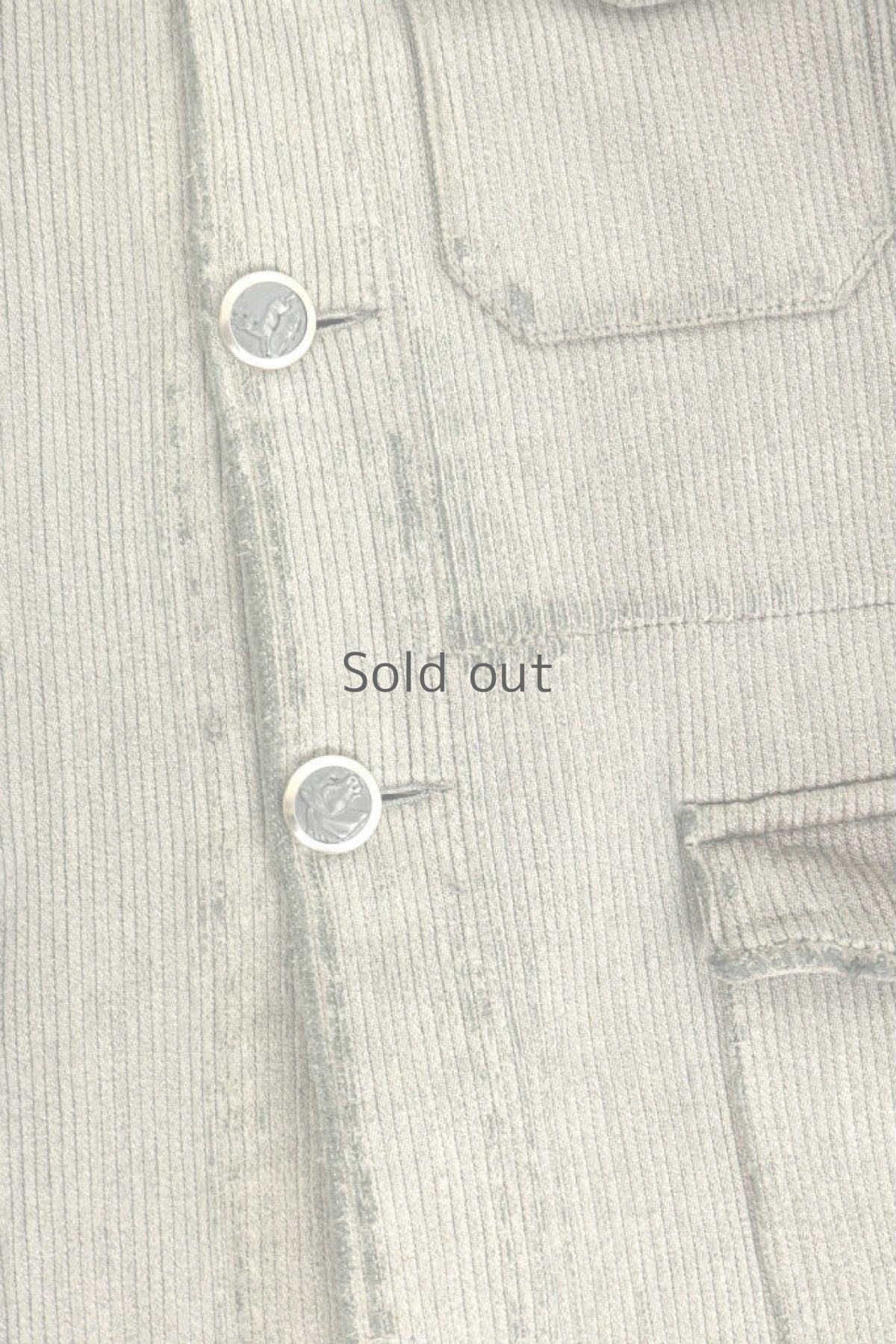 画像6: 【フランス】1950年代頃のコットンピケ　動物ボタンハンティングジャケット（FLERIEN) (6)