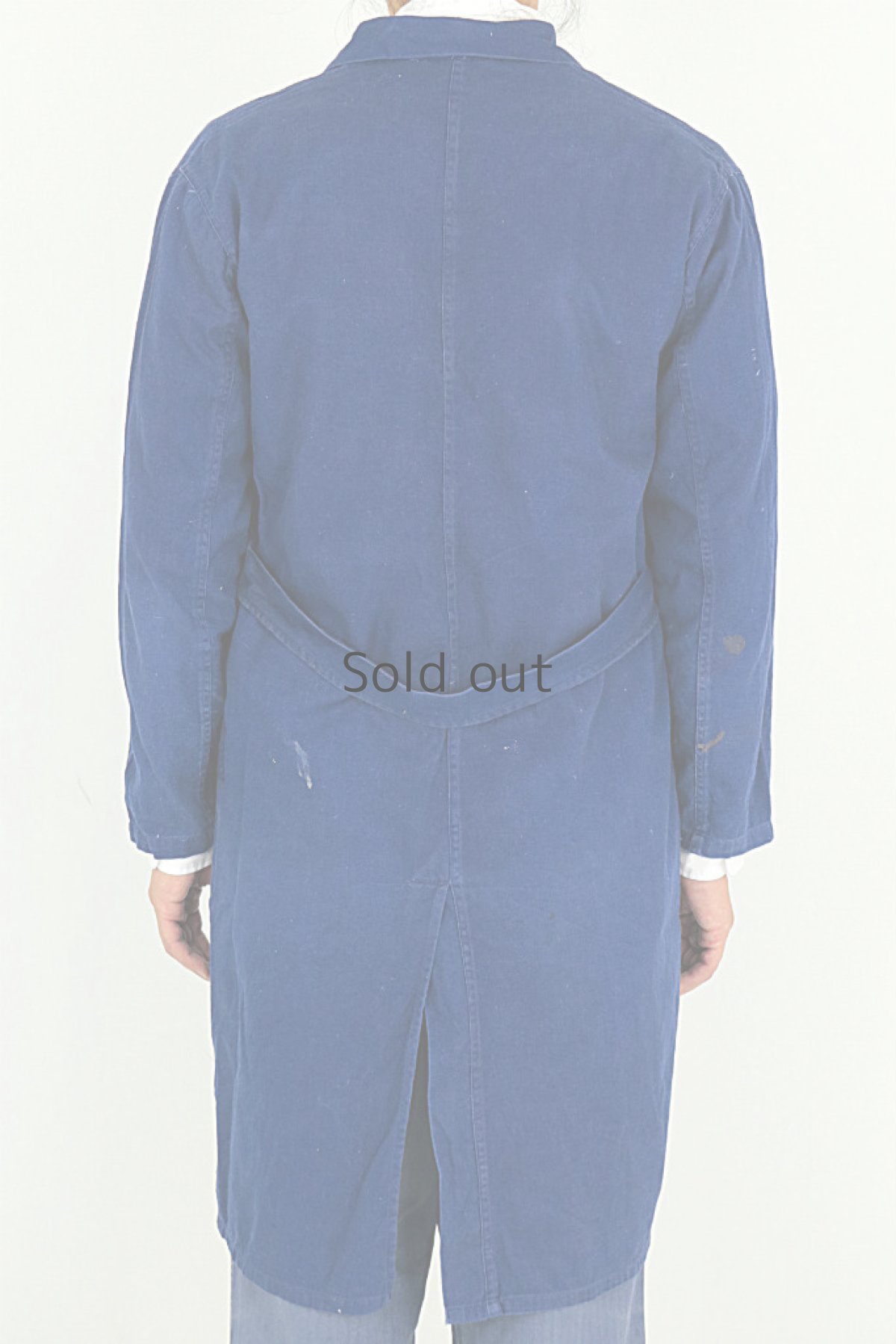 画像4: 【ベトナム】1960年代頃のブルーワークコート (4)