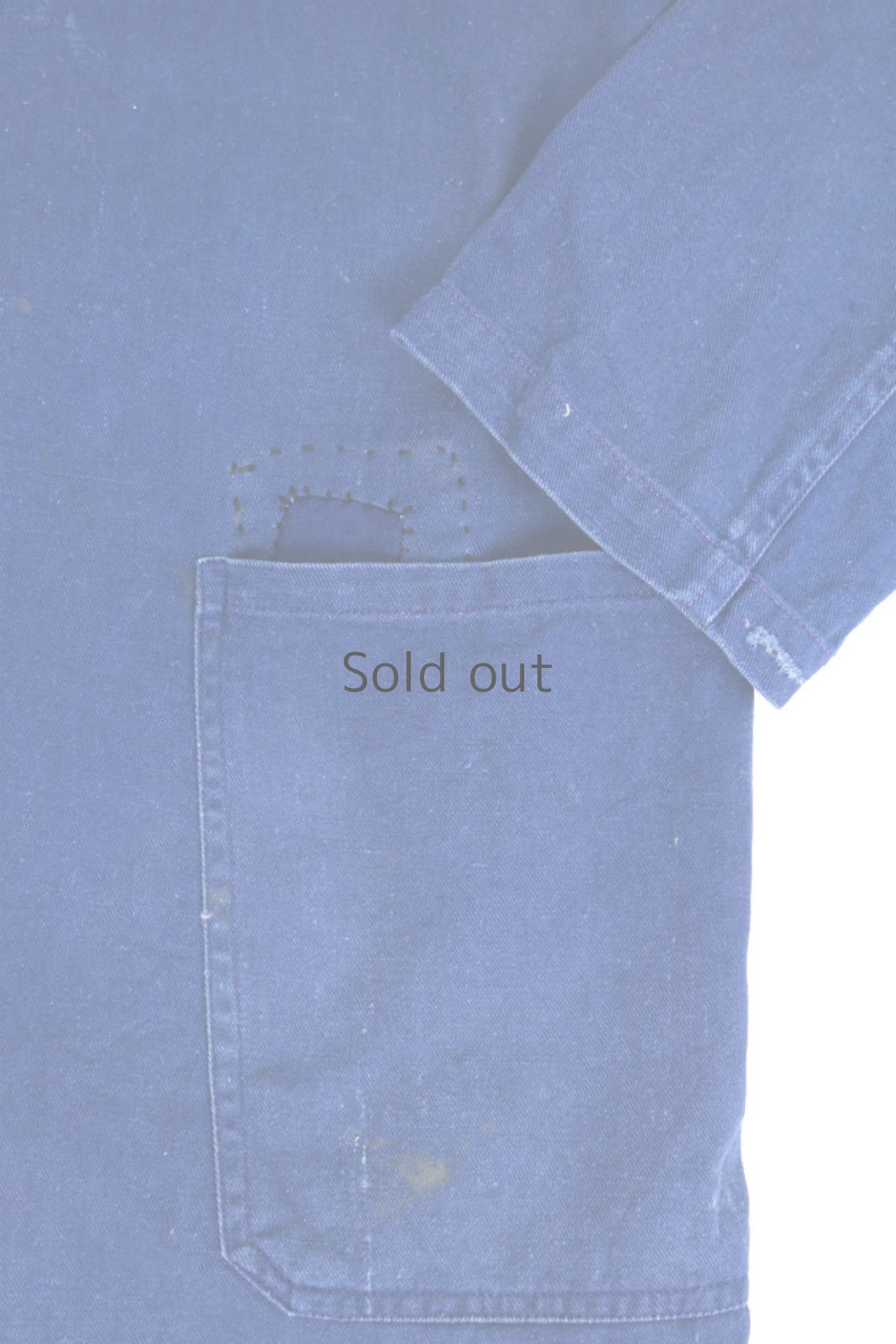 画像8: 【ベトナム】1960年代頃のブルーワークコート (8)