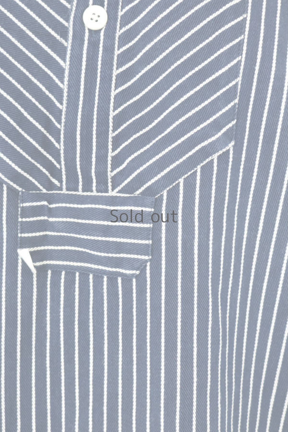 画像6: 【ドイツ】フィッシャーマン　プルオーバー シャツ（ネイビー・ホワイト） (6)