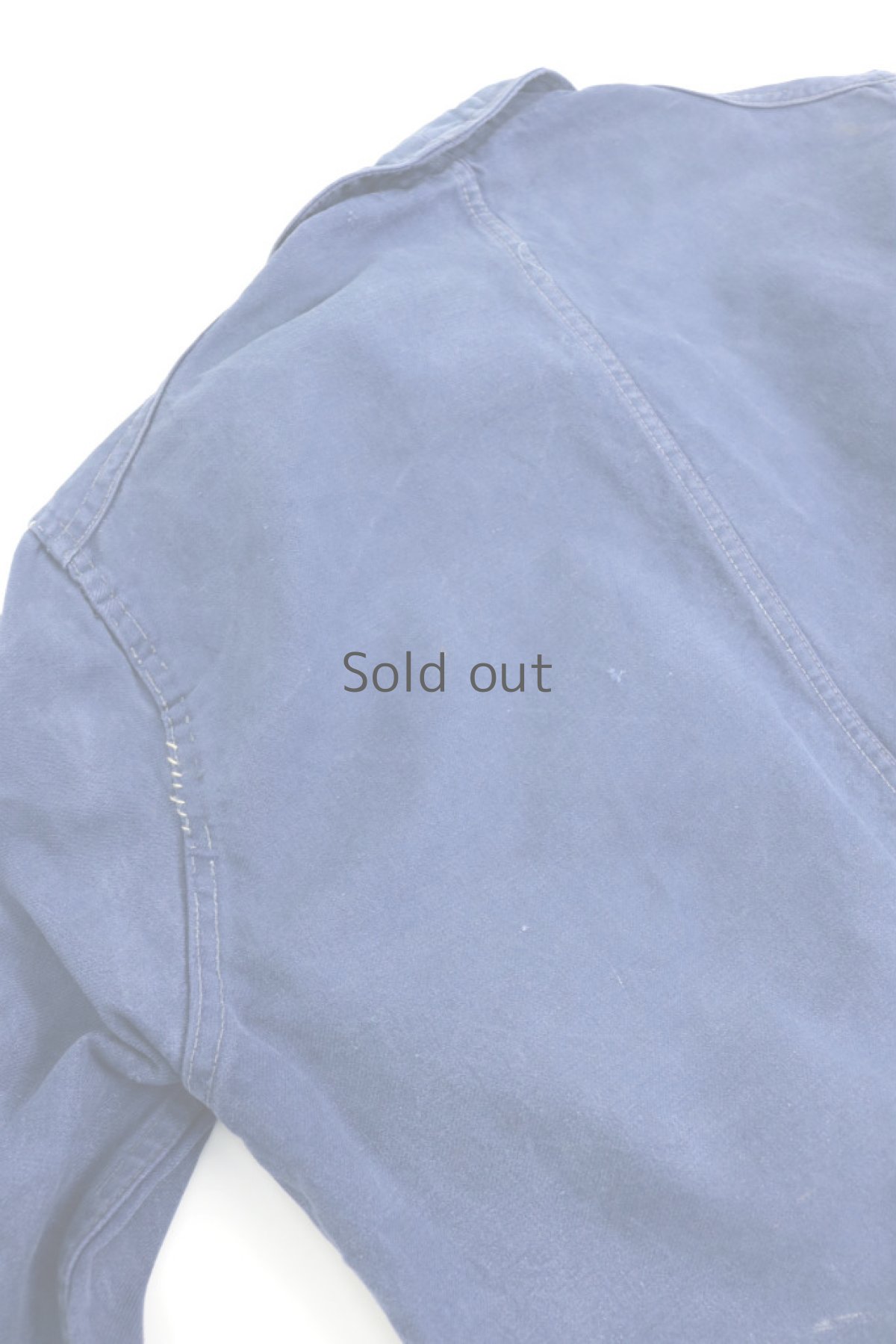 画像9: 【MITSUGU SASAKI】ビンテージリメイク　パッチワーク　ワークジャケット（2トーン白ステッチ） (9)