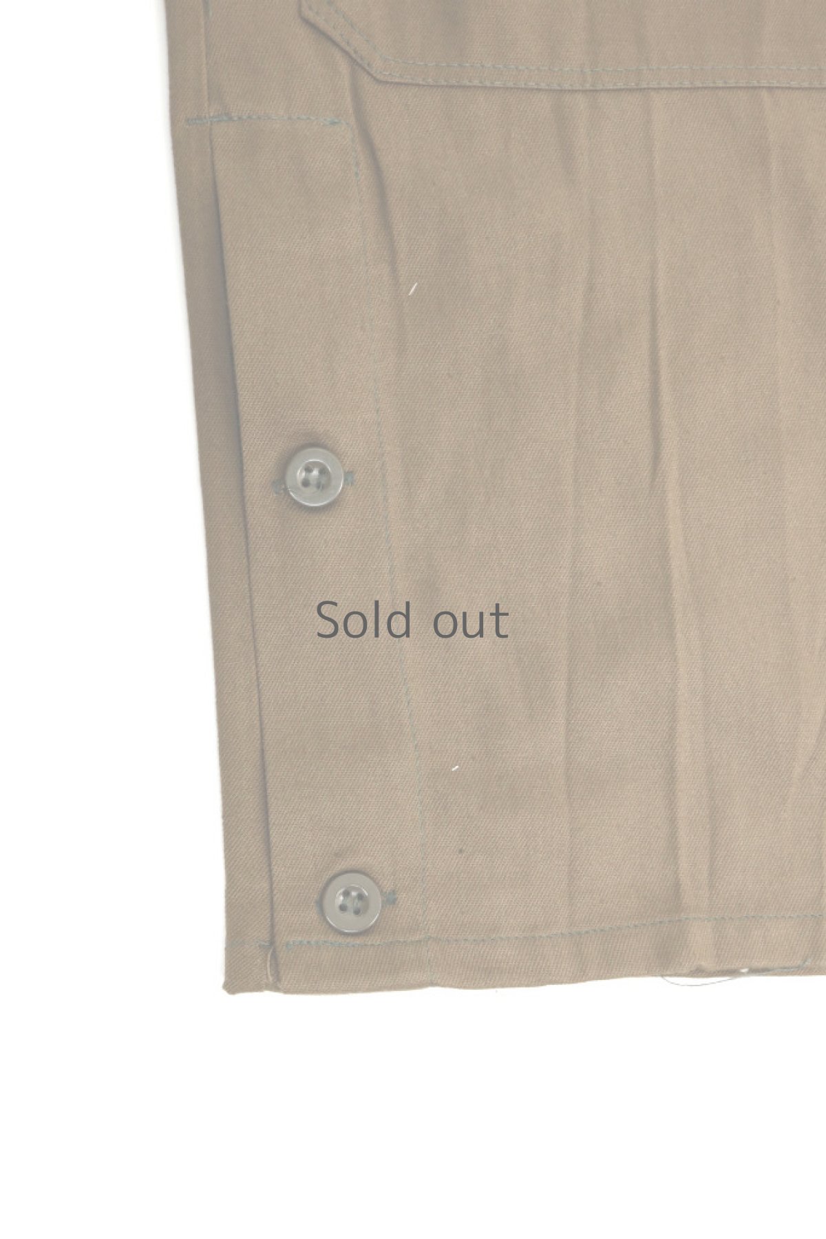 画像7: 【MITSUGU SASAKI】ビンテージ×リメイク　ブラウンイージーワークパンツ（腰ひも） (7)