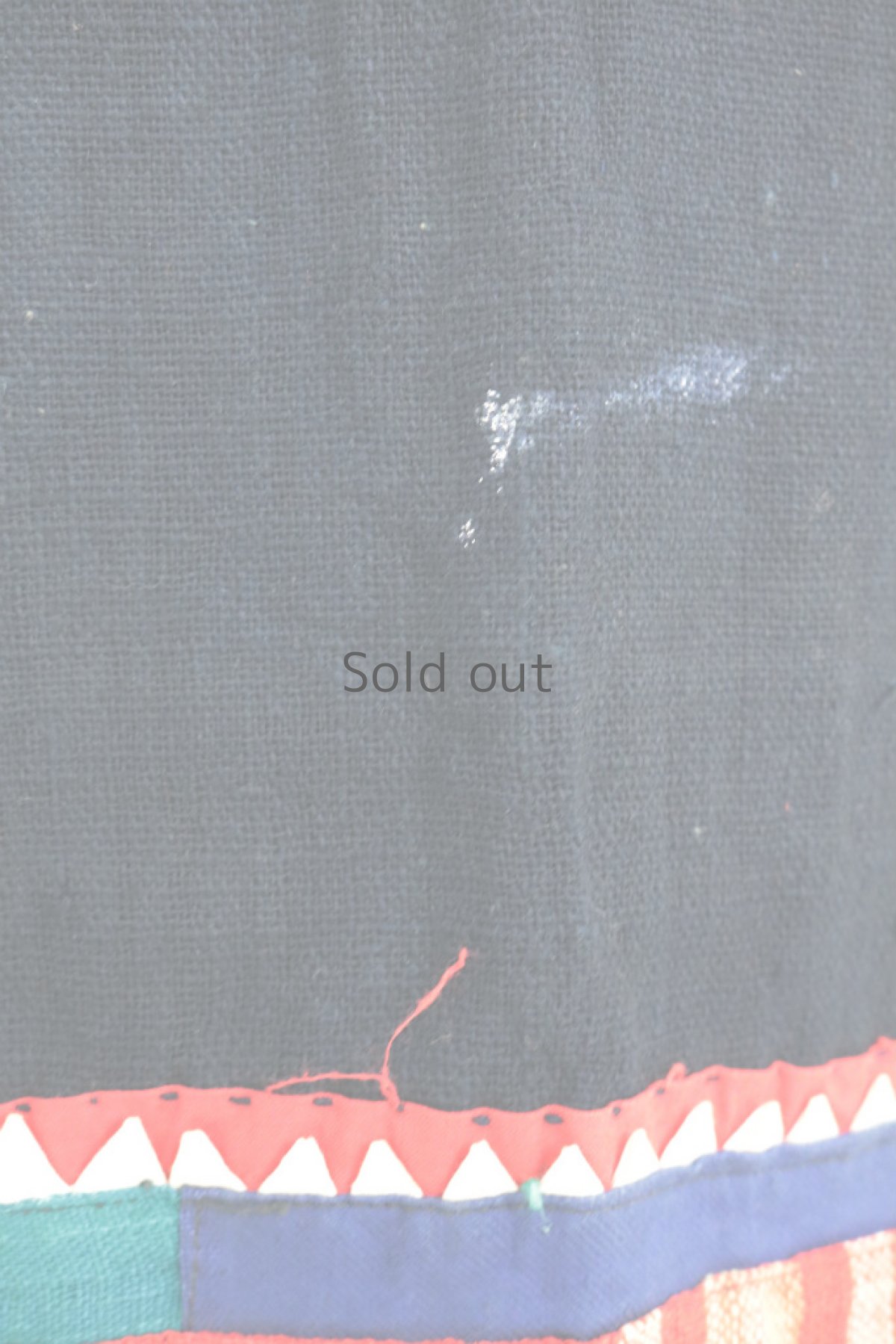 画像14: 【ベトナム】アンティーク　黒タイ族の手織りワンピース (14)