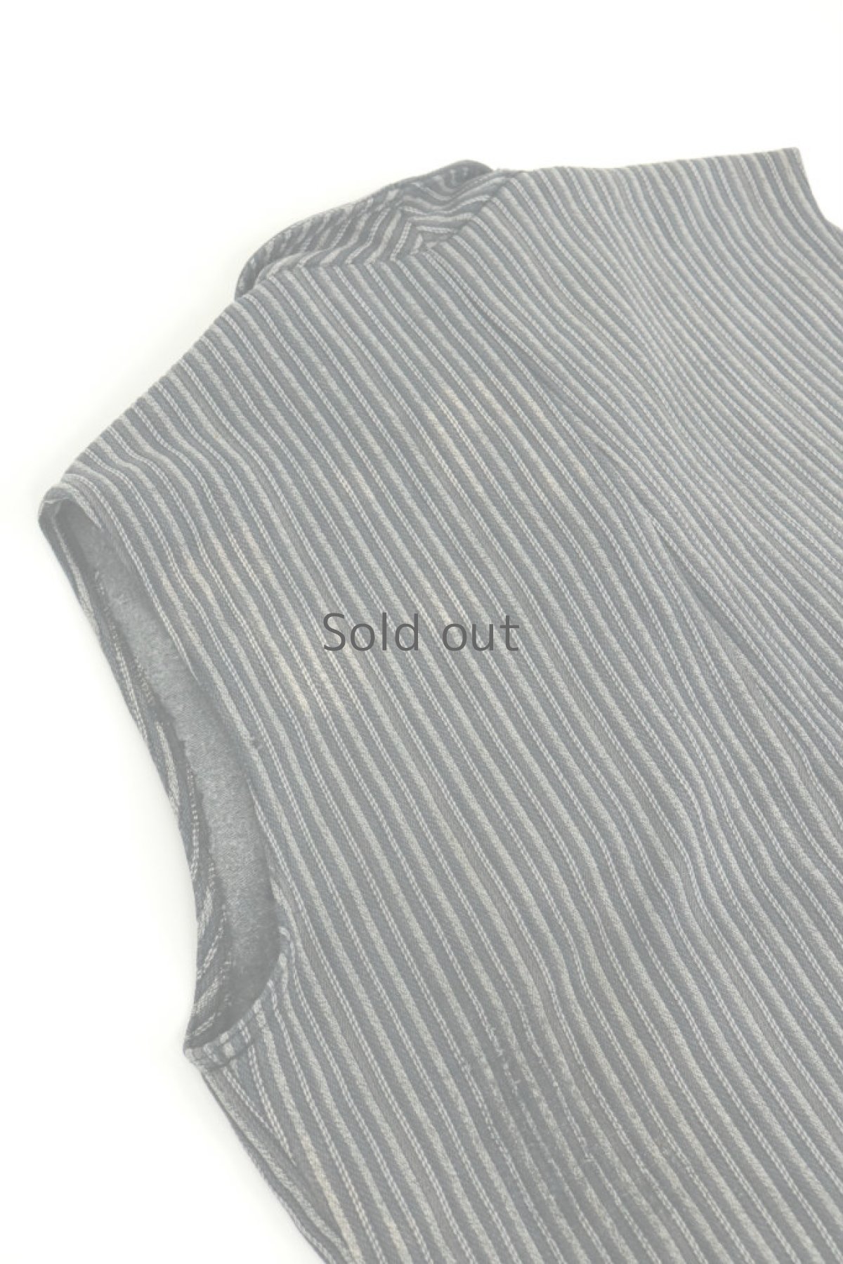 画像7: 【フランス】手作りされたコットンピケストライプのジレ (7)