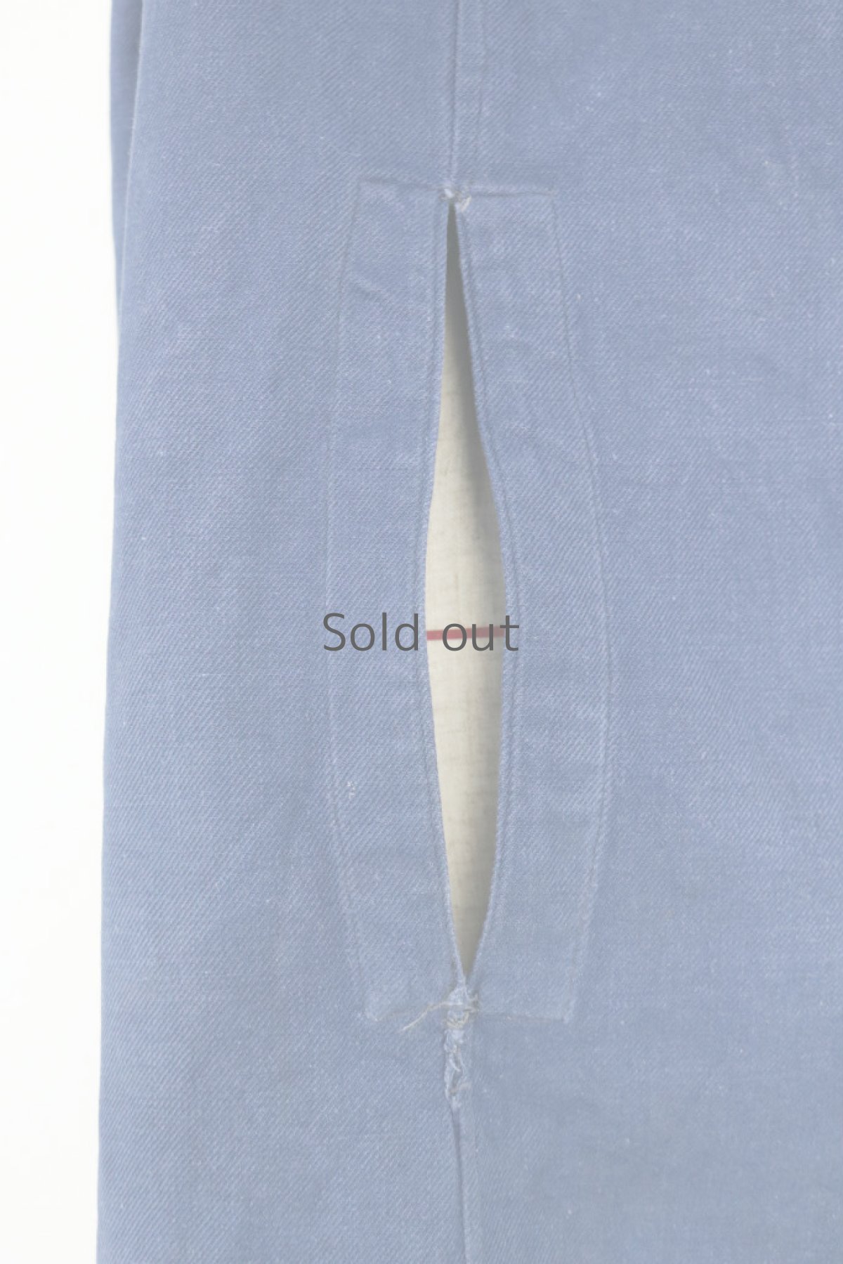 画像8: 【フランス】1930年代頃のブルーコットン　ファーマーズスモック（前開き） (8)