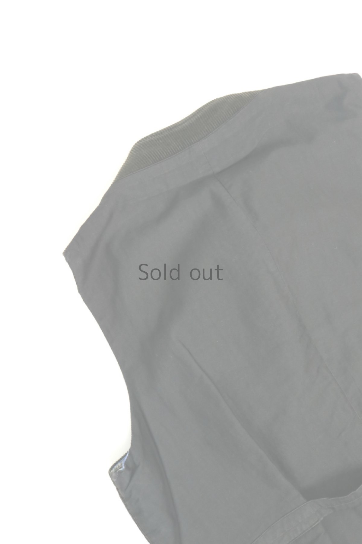 画像6: 【フランス】1950年代　コーデュロイワークベスト（黒茶色） (6)