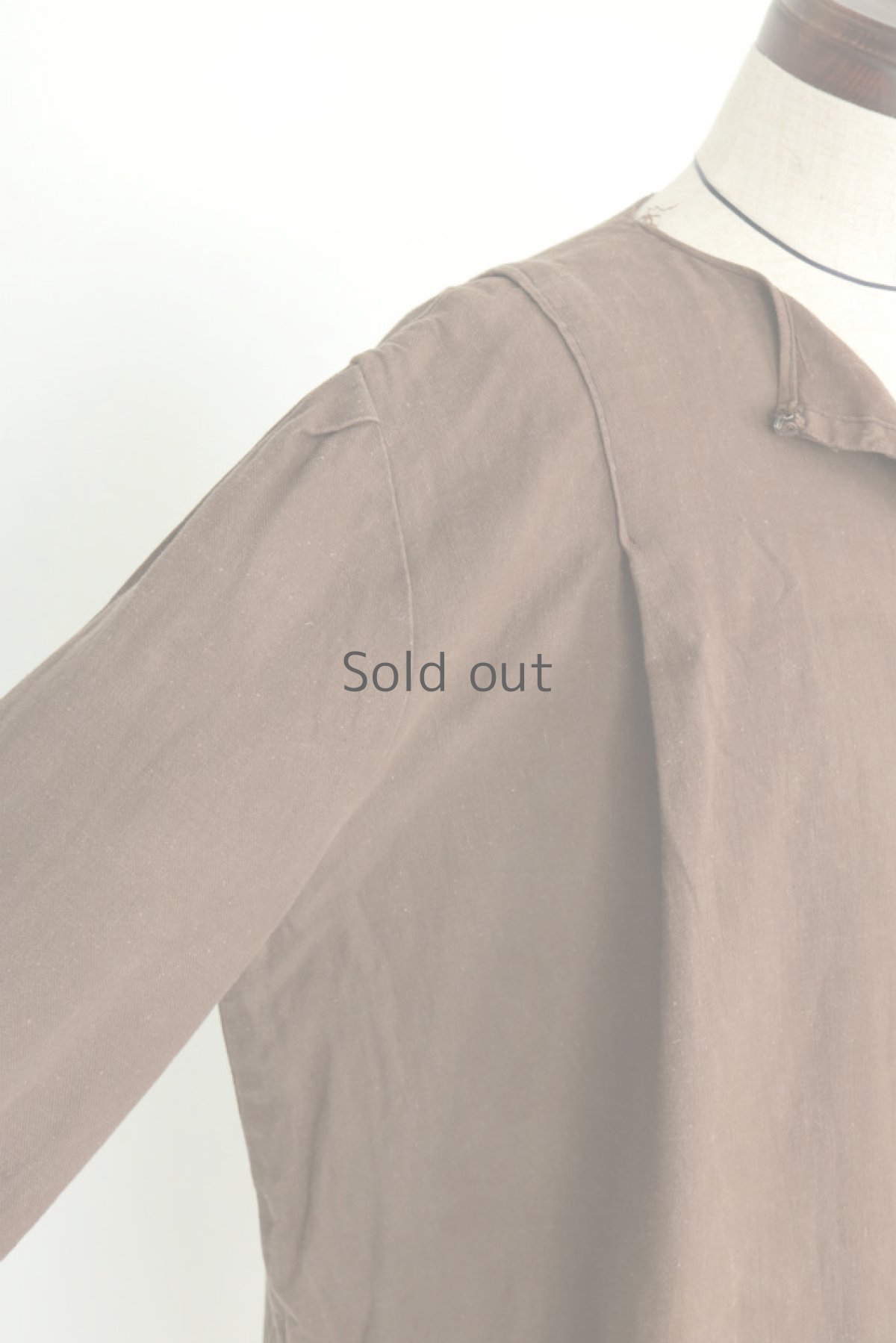 画像4: 【フランス】２０世紀中期頃　修道士のローブ（茶色/スカプラリオ） (4)