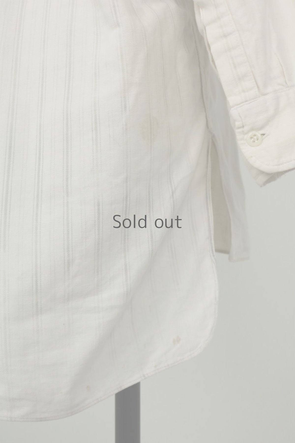 画像13: 【MITSUGU SASAKI】ビンテージリメイク　パッチワーク ホワイトファーマーズスモック(au Peppoquet) (13)