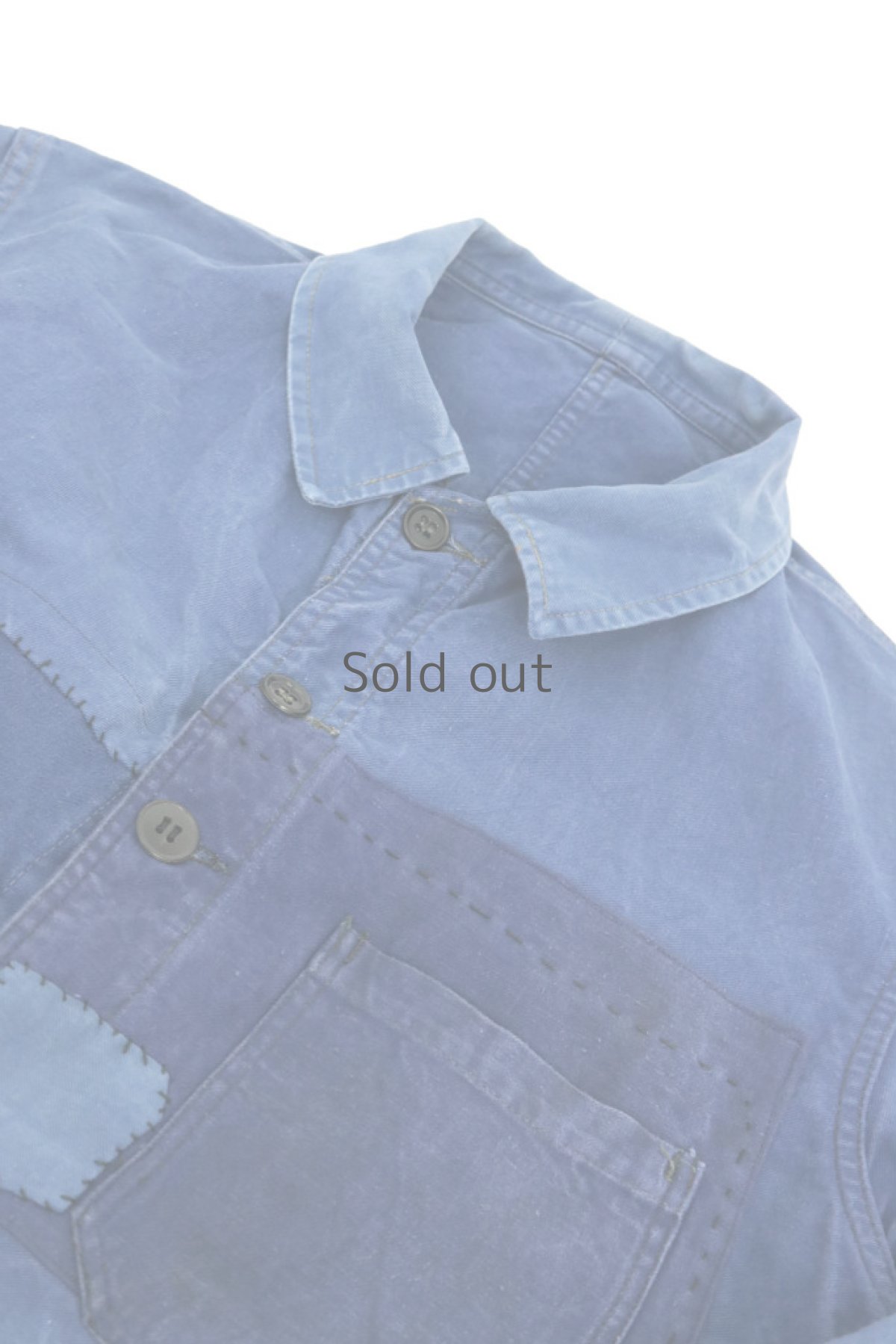 画像2: 【MITSUGU SASAKI】ビンテージリメイク　パッチワーク　コットンツイルワークジャケット (2)