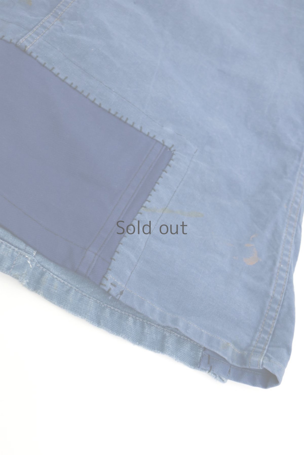 画像10: 【MITSUGU SASAKI】ビンテージリメイク　パッチワーク　コットンツイルワークジャケット (10)