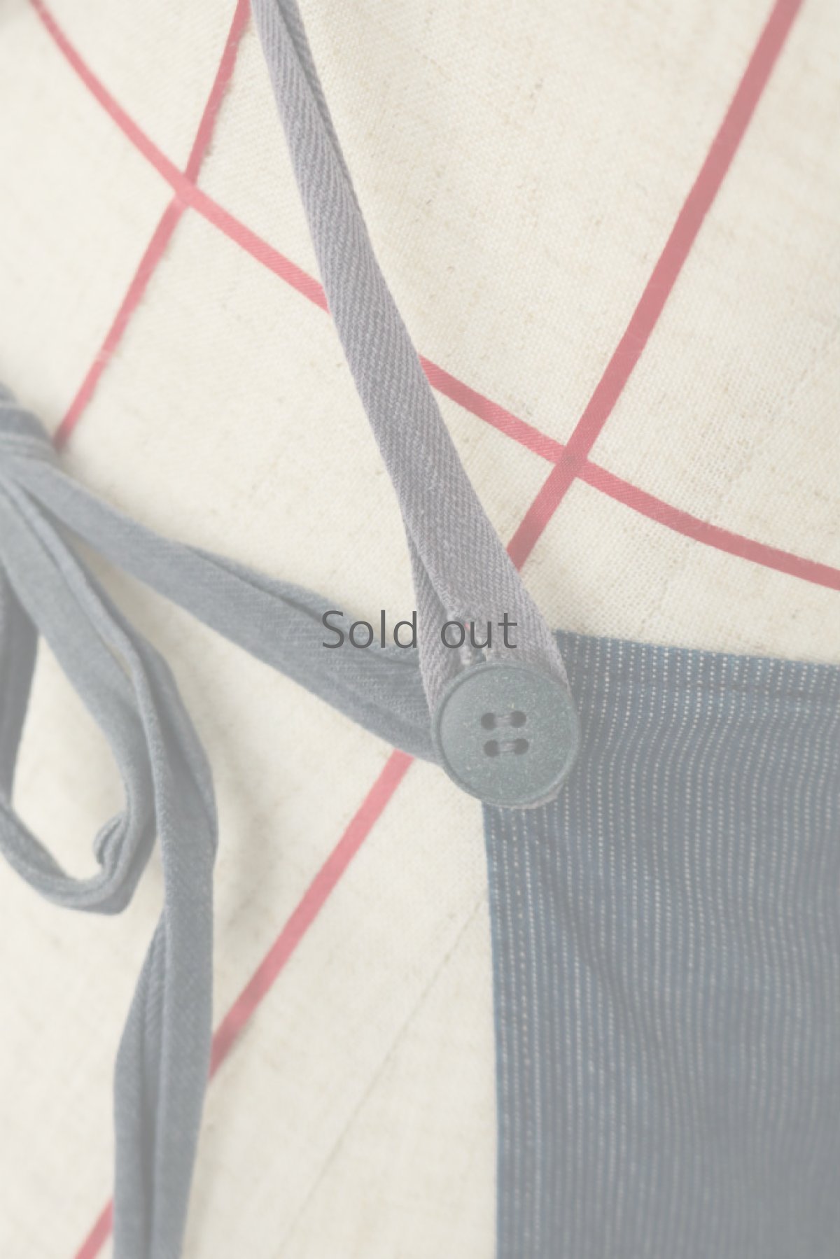 画像9: 【フランス】1930年代頃のインディゴストライプエプロン（少年用） (9)