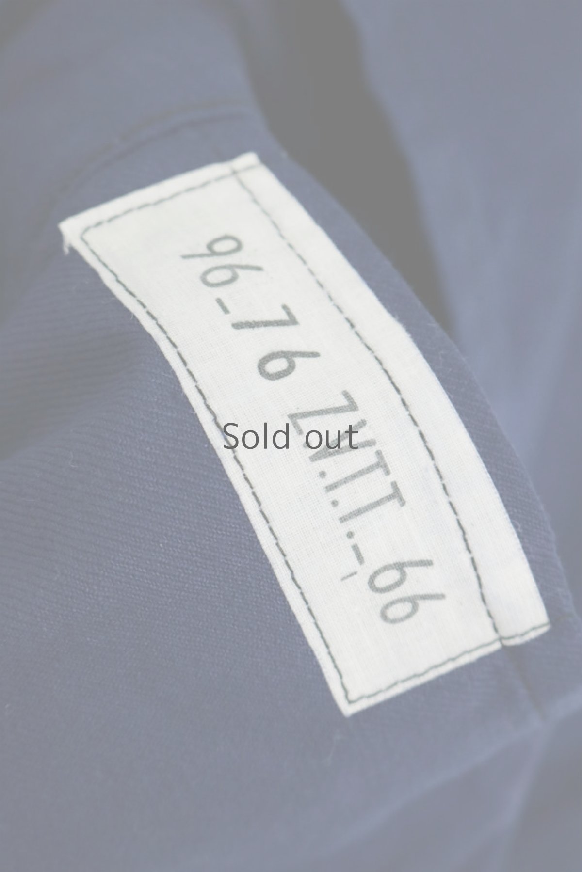 画像7: 【フランス】1960年代　フレンチインクブルーコットン　ワークジャケット(96_76 Z.V.T.T_,66) (7)