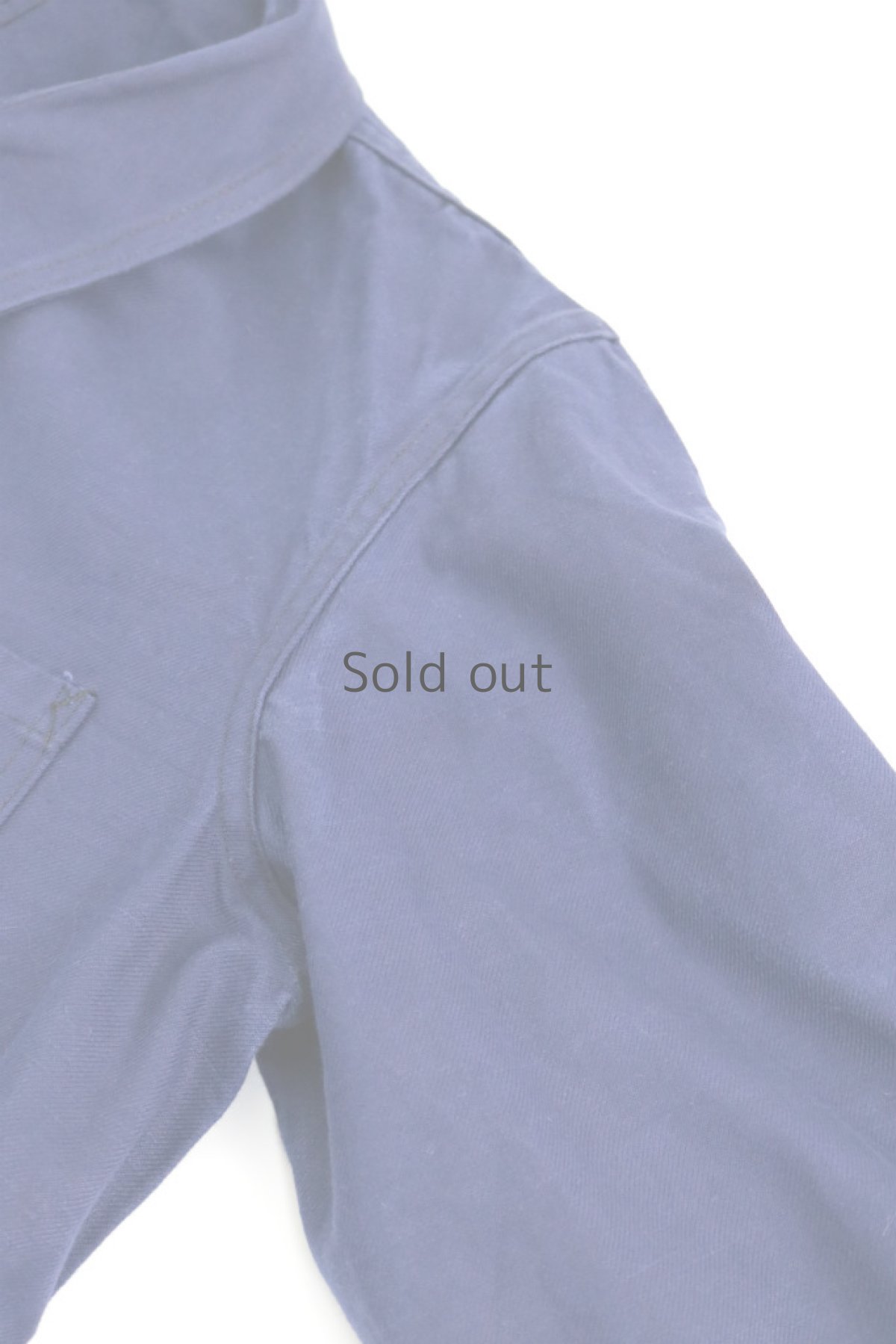 画像4: 【フランス】1960年代　フレンチインクブルーコットン　ワークジャケット(96_76 Z.V.T.T_,66) (4)