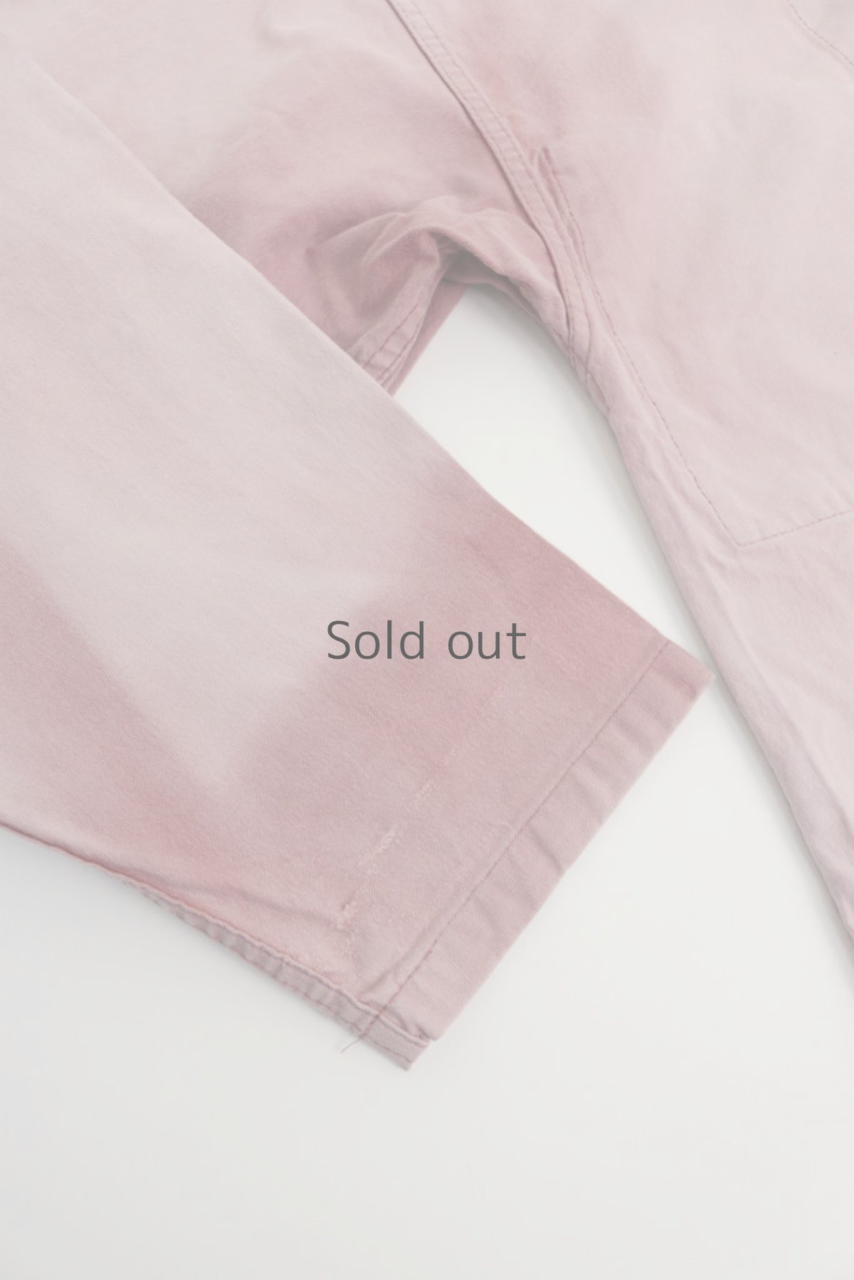 画像6: 【フランス】ビンテージ　セーラーワークシャツ（Le Glazik/サーモンピンク） (6)