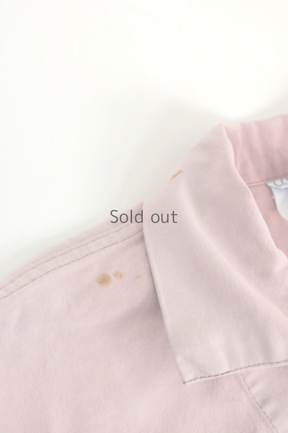 画像3: 【フランス】ビンテージ　セーラーワークシャツ（Le Glazik/サーモンピンク） (3)