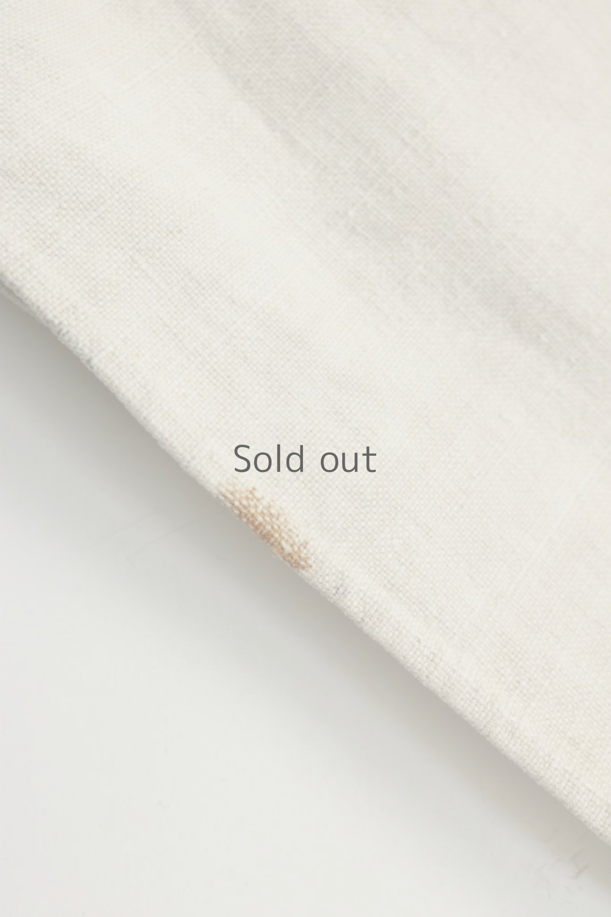 画像6: 【フランス】２０世紀初頭のアンティークリネン　スモックロングシャツ（白色） (6)